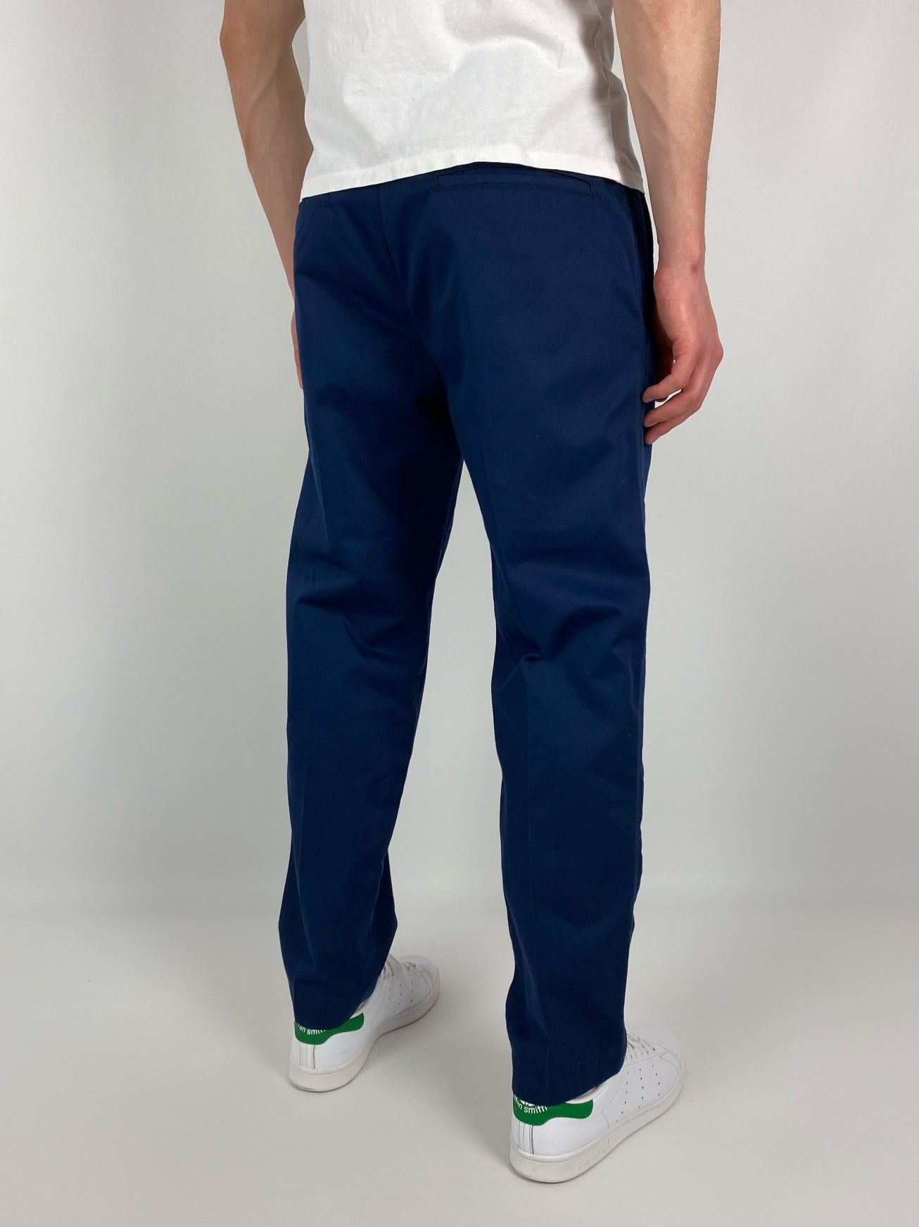 Levi's Levi’s Sta-Prest Navy Blue Regular Tapered Pants Size US 34 / EU 50 - 3 Thumbnail