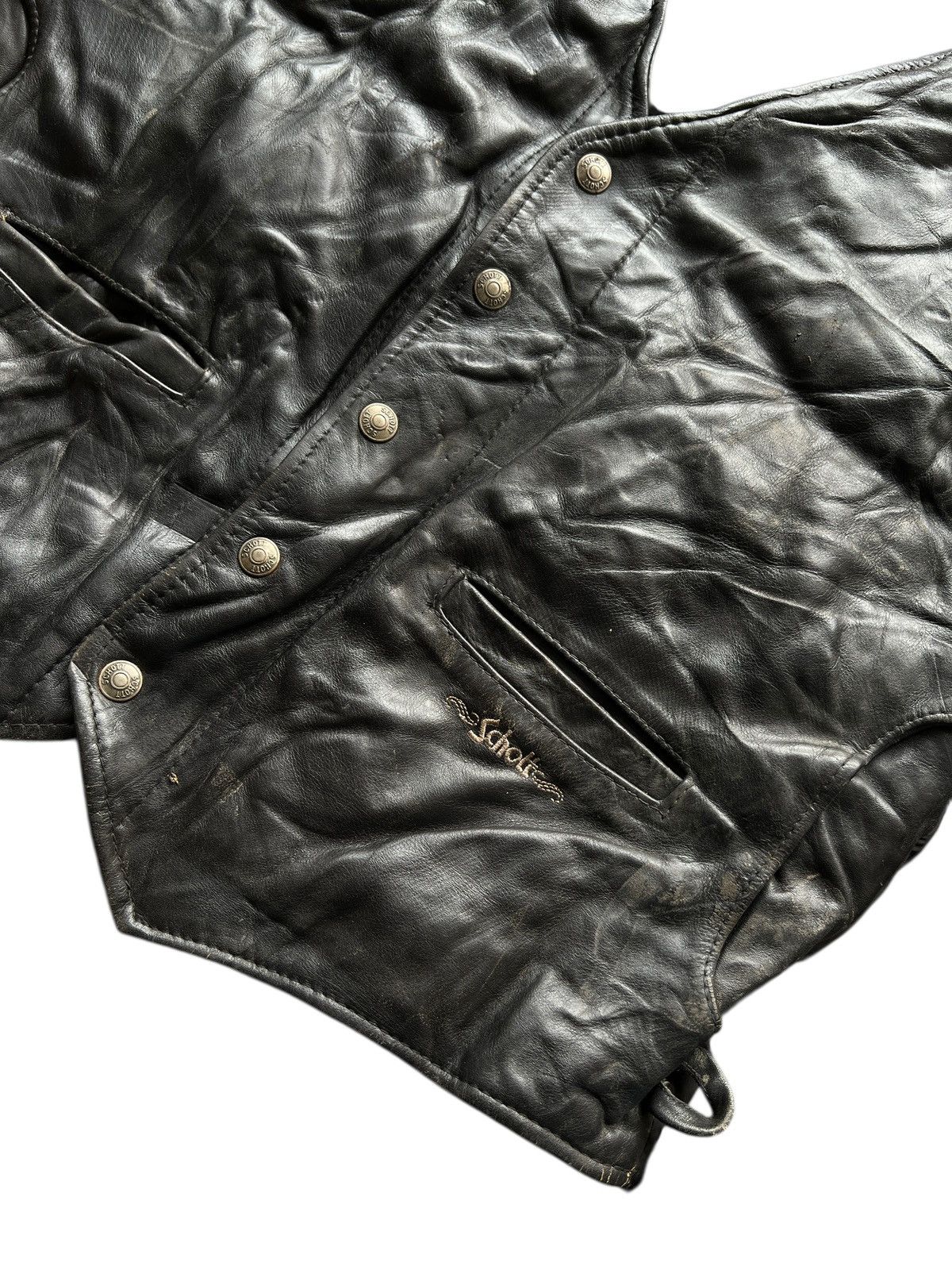 Schott Vintage Schott Goose Down Goose Feathers Hybrid Puffer Size US L / EU 52-54 / 3 - 12 Thumbnail