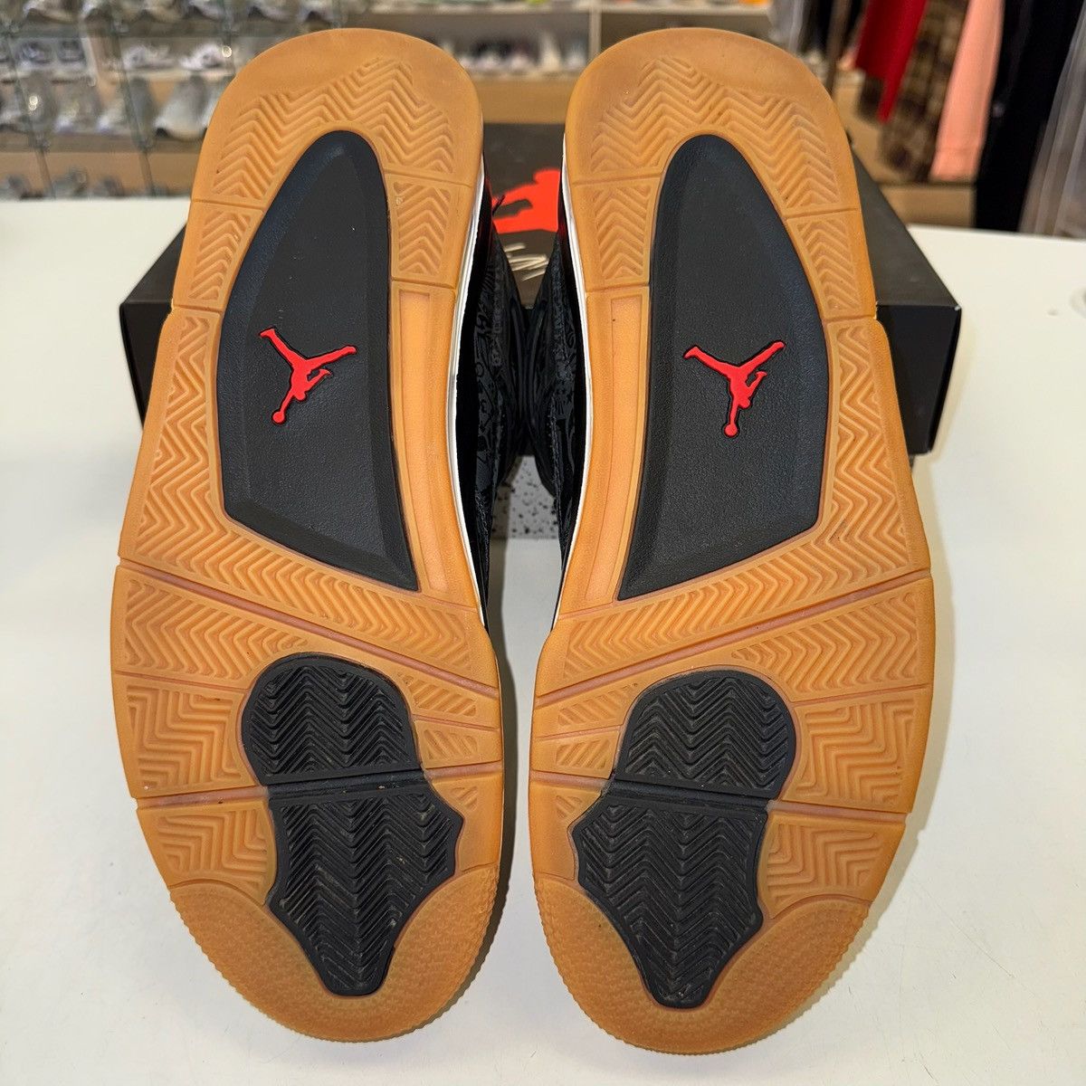 Jordan Brand Size 12 - Jordan 4 Retro Laser 2019 CI1184-001 Size US 12 / EU 45 - 5 Thumbnail