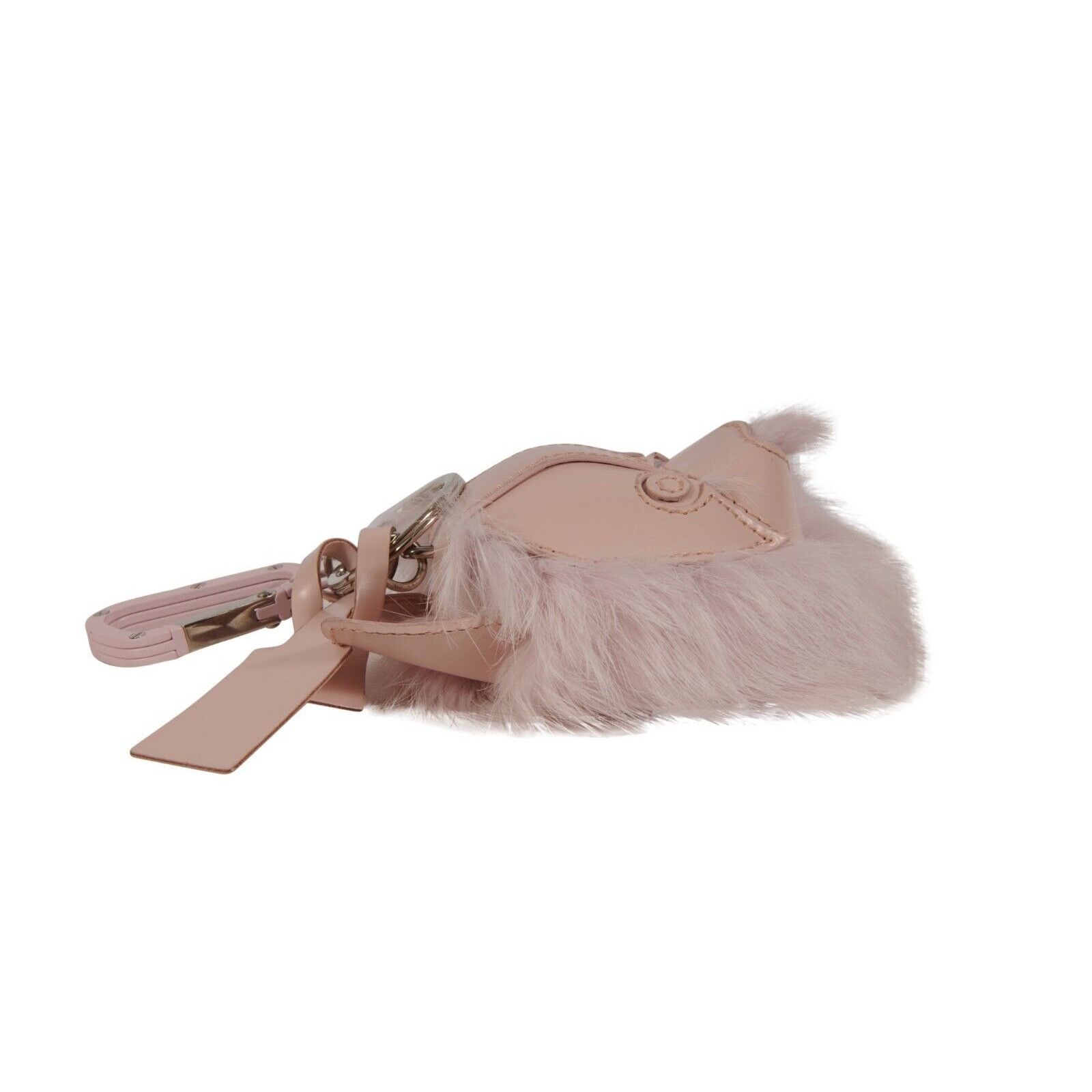 Dior Cookie Bag Charm Pink Leather Dog Animal Leather Fur Du Size ONE SIZE - 10 Thumbnail