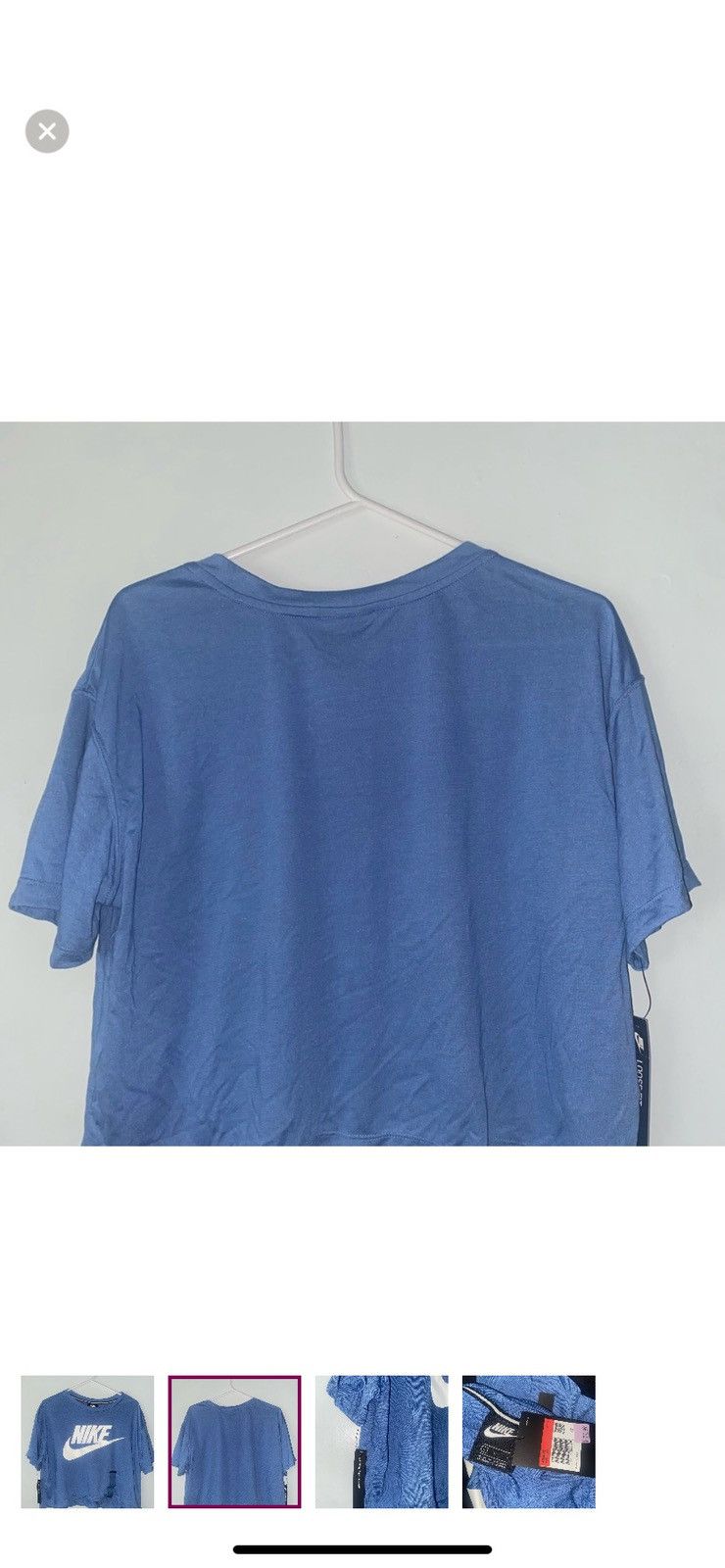 Nike Blue Nike Top Size L / US 10 / IT 46 - 2 Thumbnail