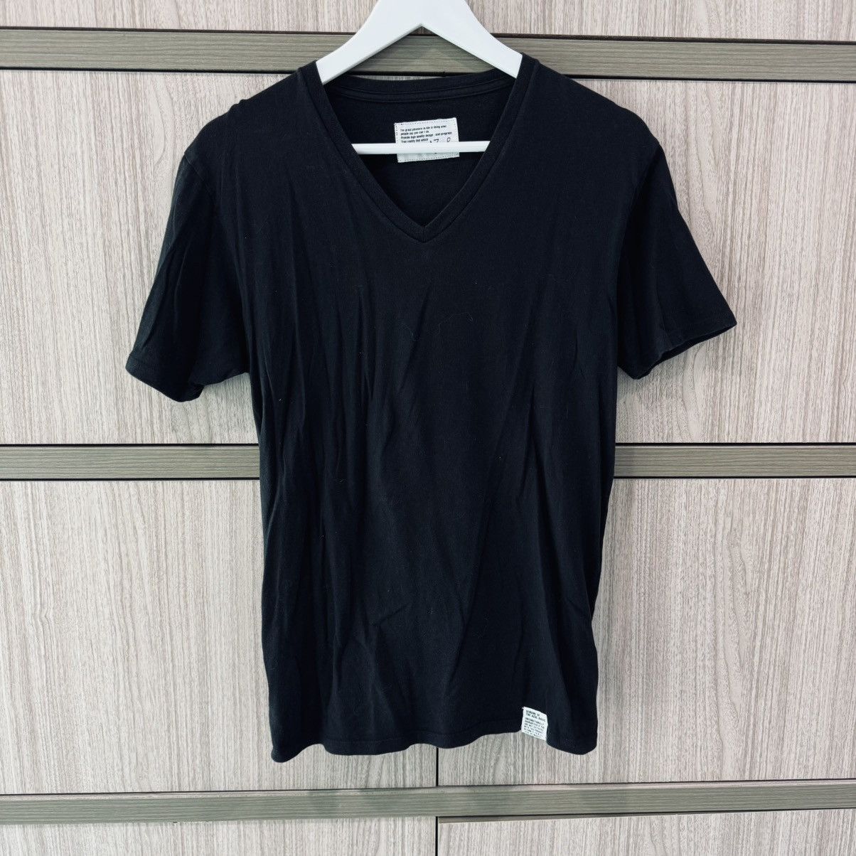 Japanese Brand AZUL by Mossy V Neck Tee Size US M / EU 48-50 / 2 - 1 Thumbnail