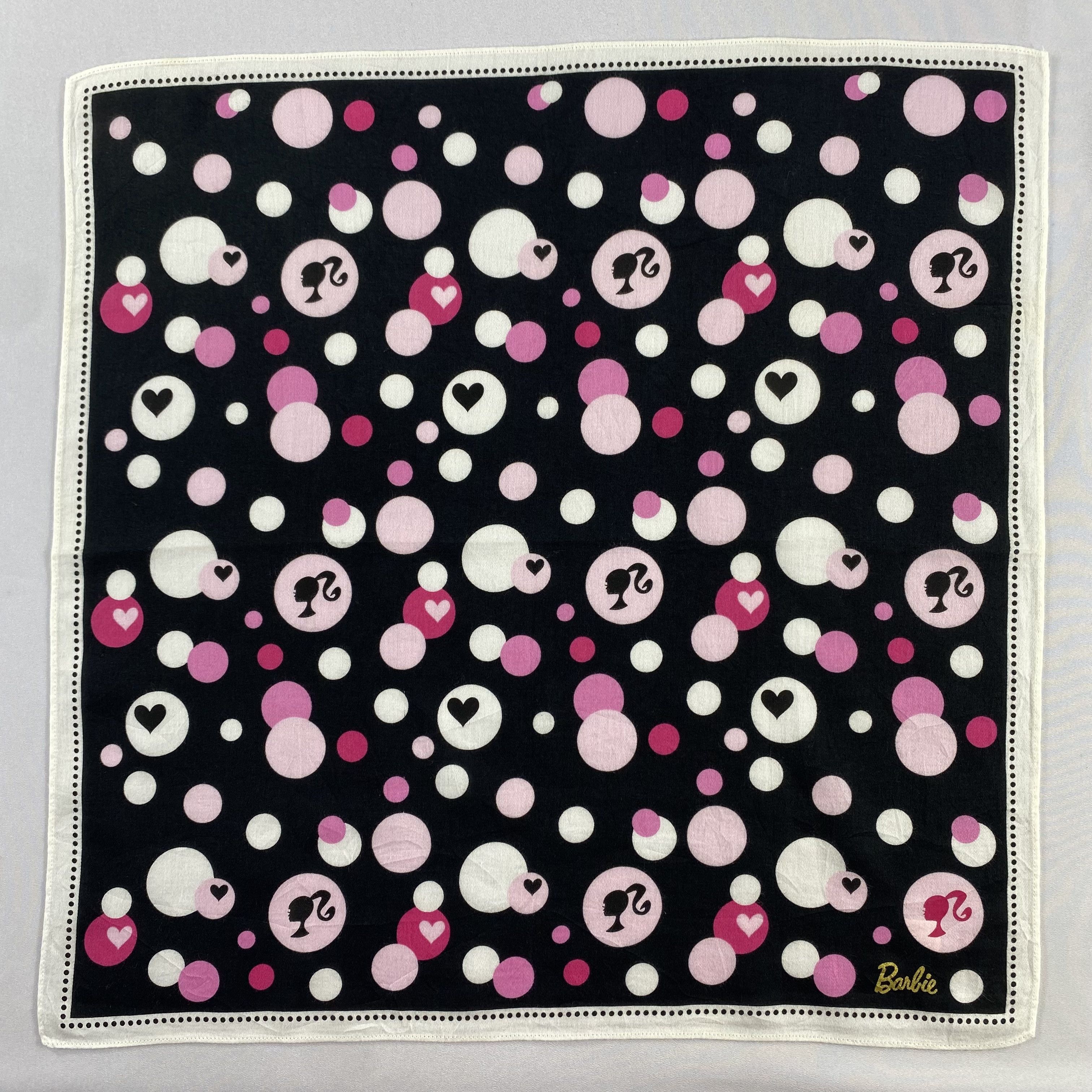 Vintage Vintage Barbie Bandana/ Handkerchief / Neckerchief-P1612 Size ONE SIZE - 1 Thumbnail