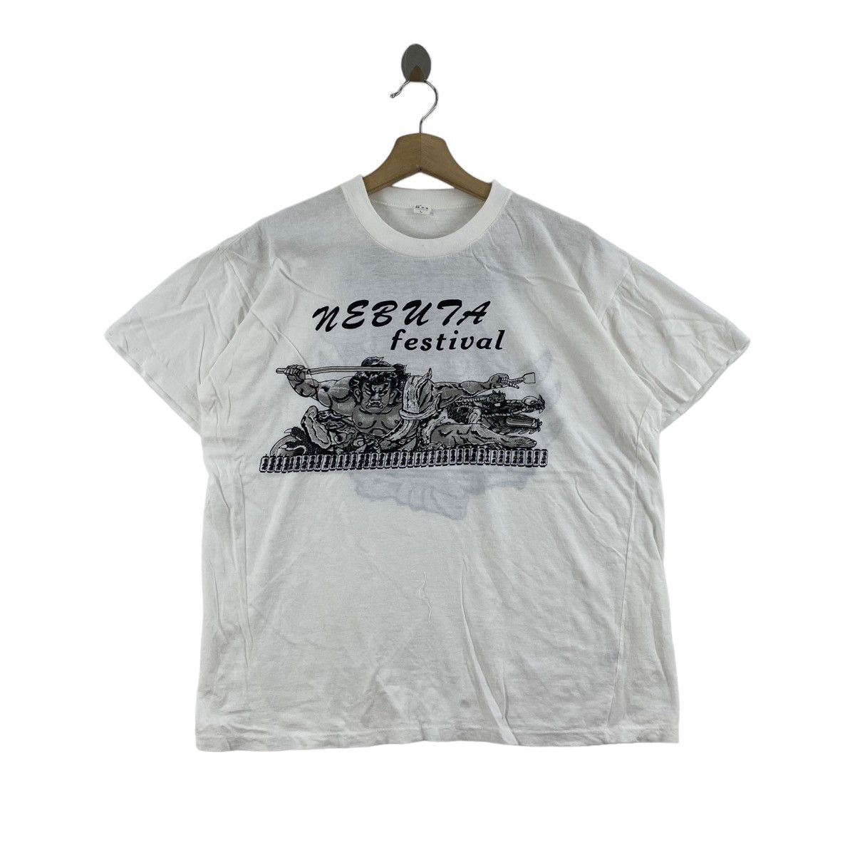 Vintage Vintage 90s Raijin Aomori NEBUTA MATSURI Festival Japan Size US L / EU 52-54 / 3 - 1 Thumbnail