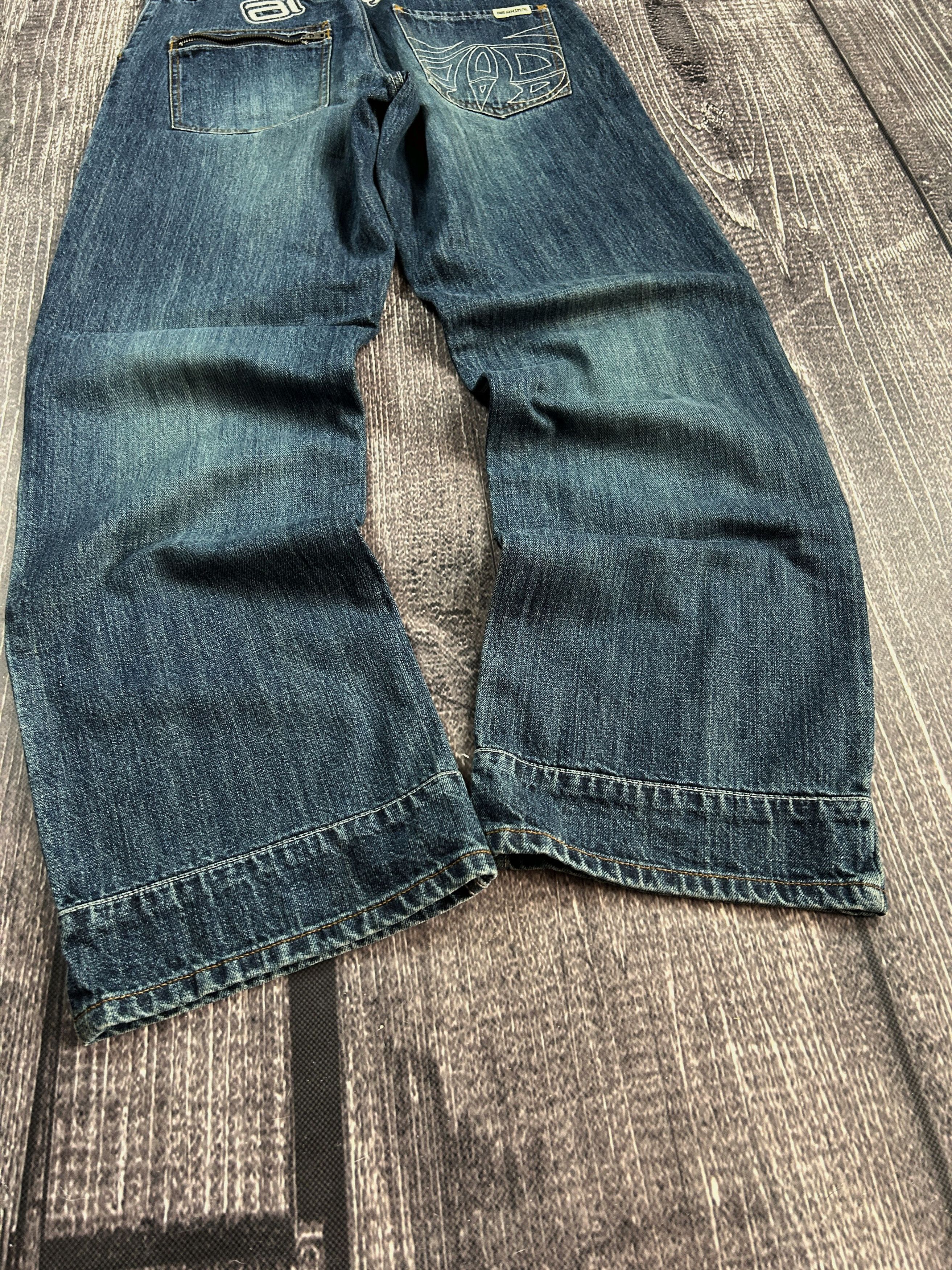 Japanese Brand VINTAGE 💥HYSTERIC GLAMOUR STYLE BAGGY JEANS 90S Size US 30 / EU 46 - 4 Thumbnail