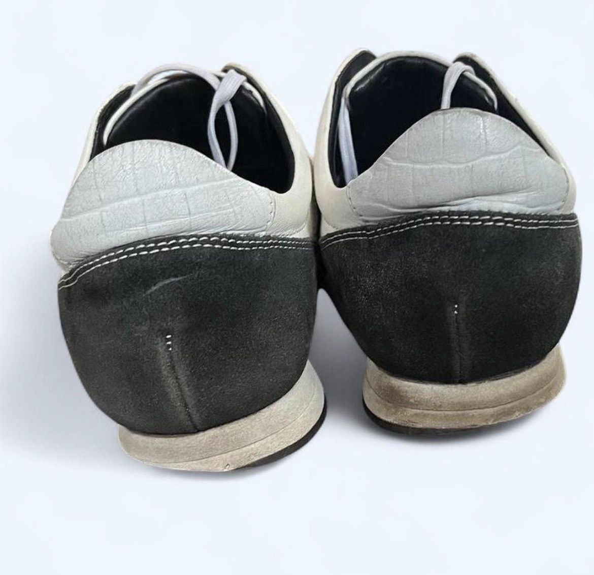 Jean Charles De Castelbajac Vintage Archive Castelbajac Low Top Leather Shark Shoes Size US 7.5 / EU 40-41 - 4 Thumbnail