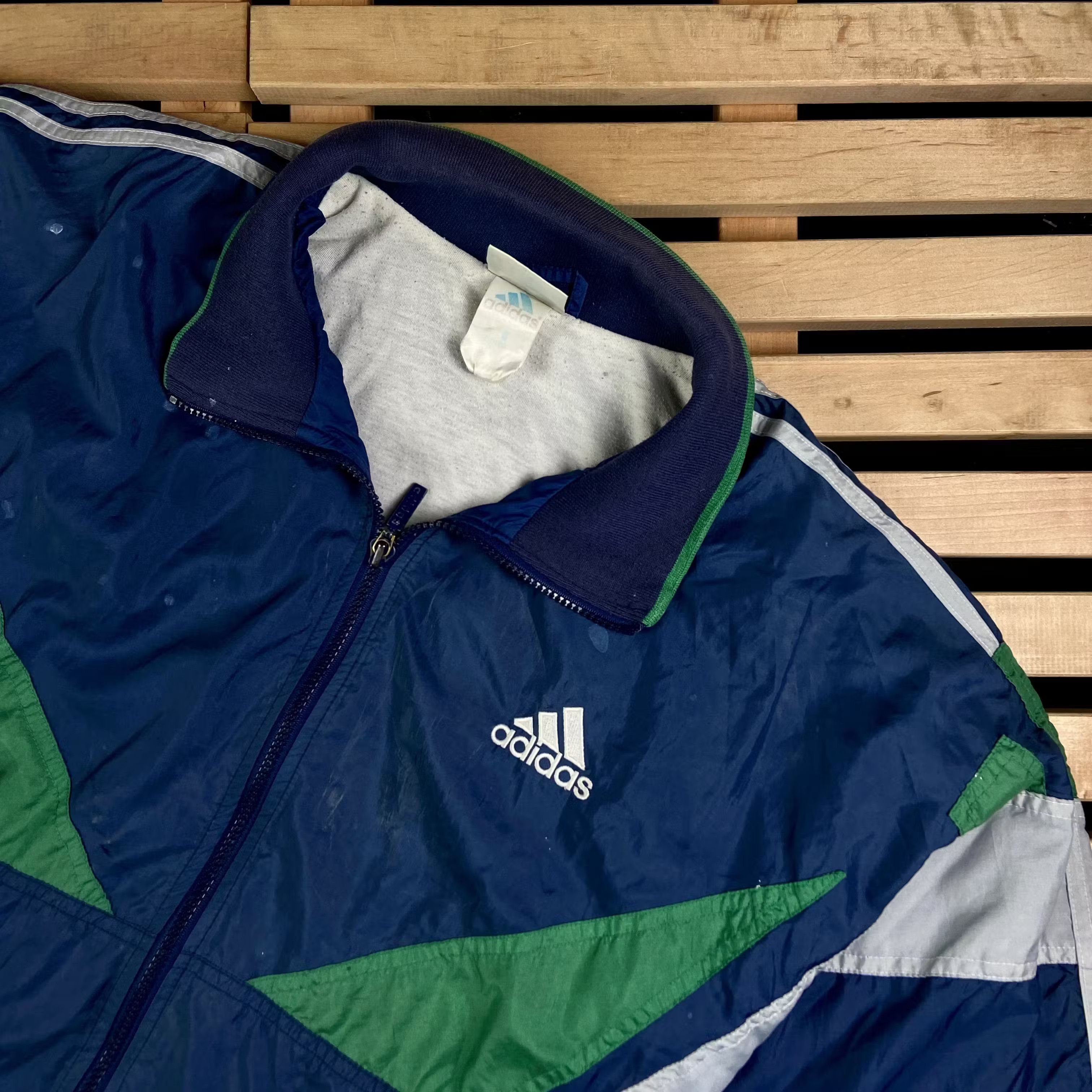 Adidas × Vintage Mens Bomber Jacket Adidas Vintage Size L Size US L / EU 52-54 / 3 - 2 Thumbnail