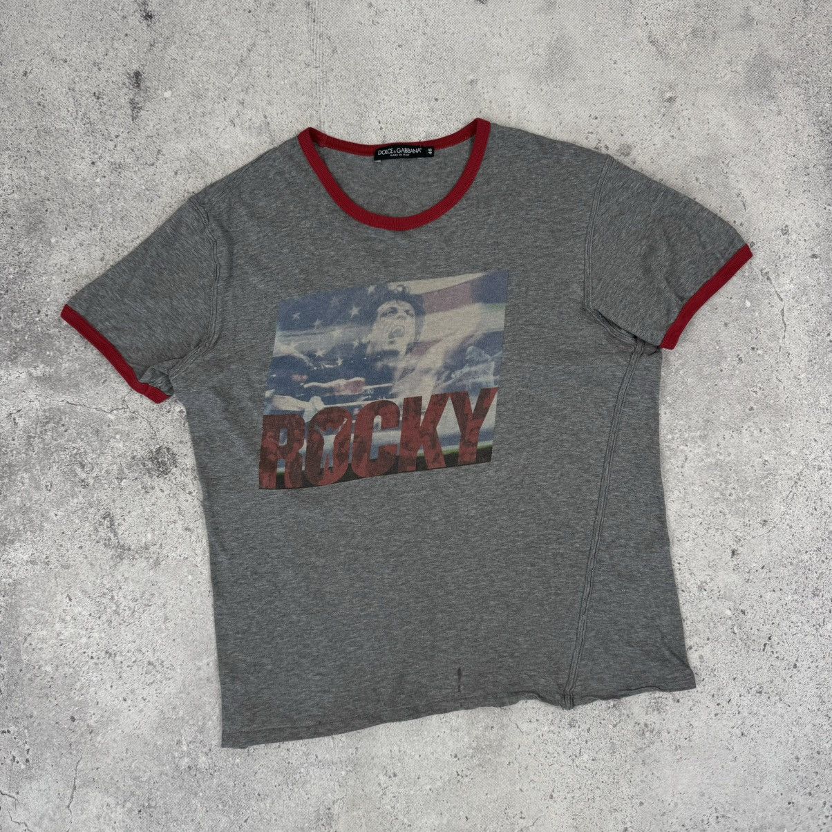 Dolce & Gabbana Vintage Dolce & Gabbana “Rocky” Y2K Designer T Shirt Size XL / US 12-14 / IT 48-50 - 2 Thumbnail