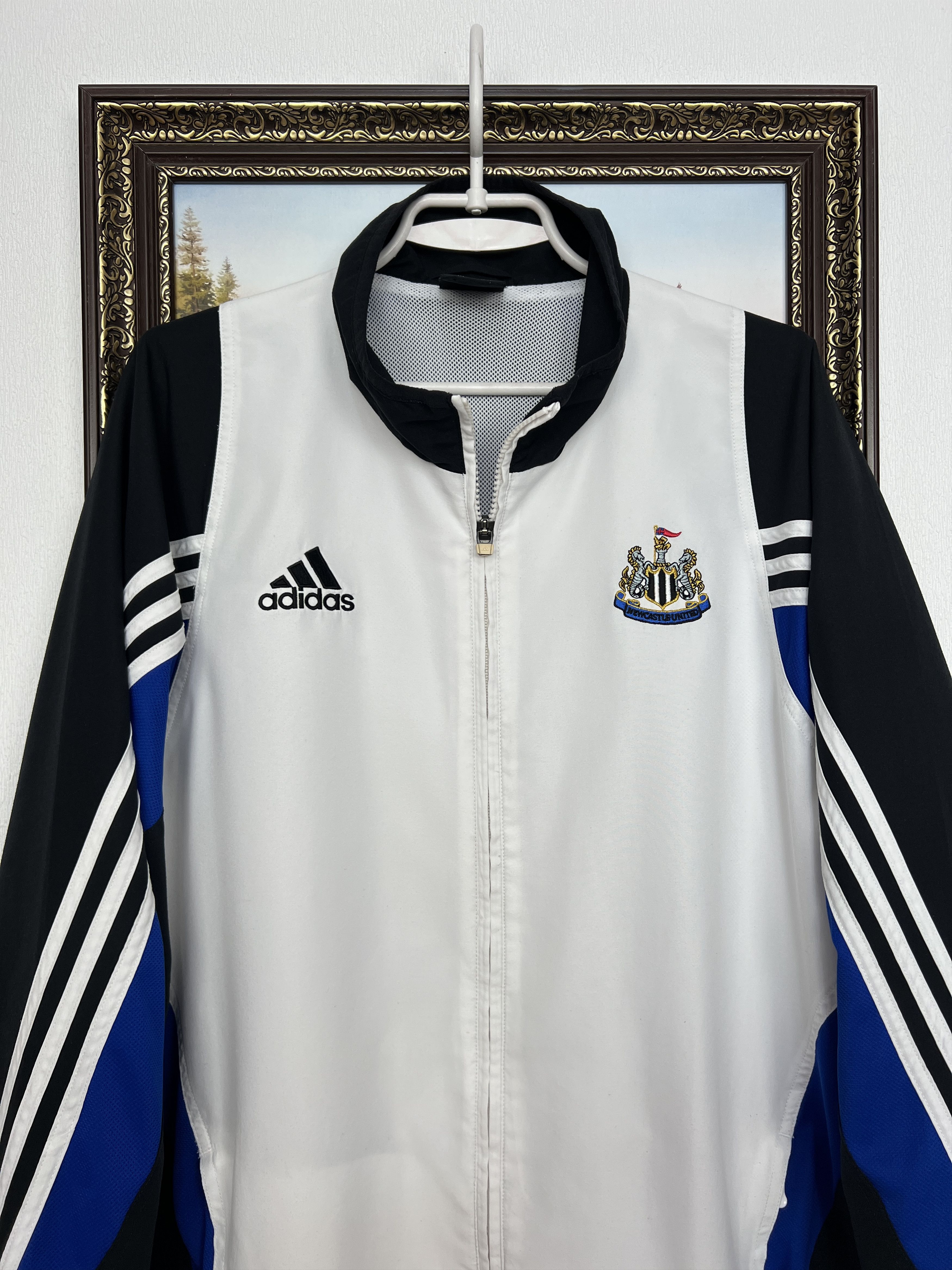 Adidas Vintage Newcastle United Football Jacket Soccer Track Top Size US L / EU 52-54 / 3 - 2 Thumbnail