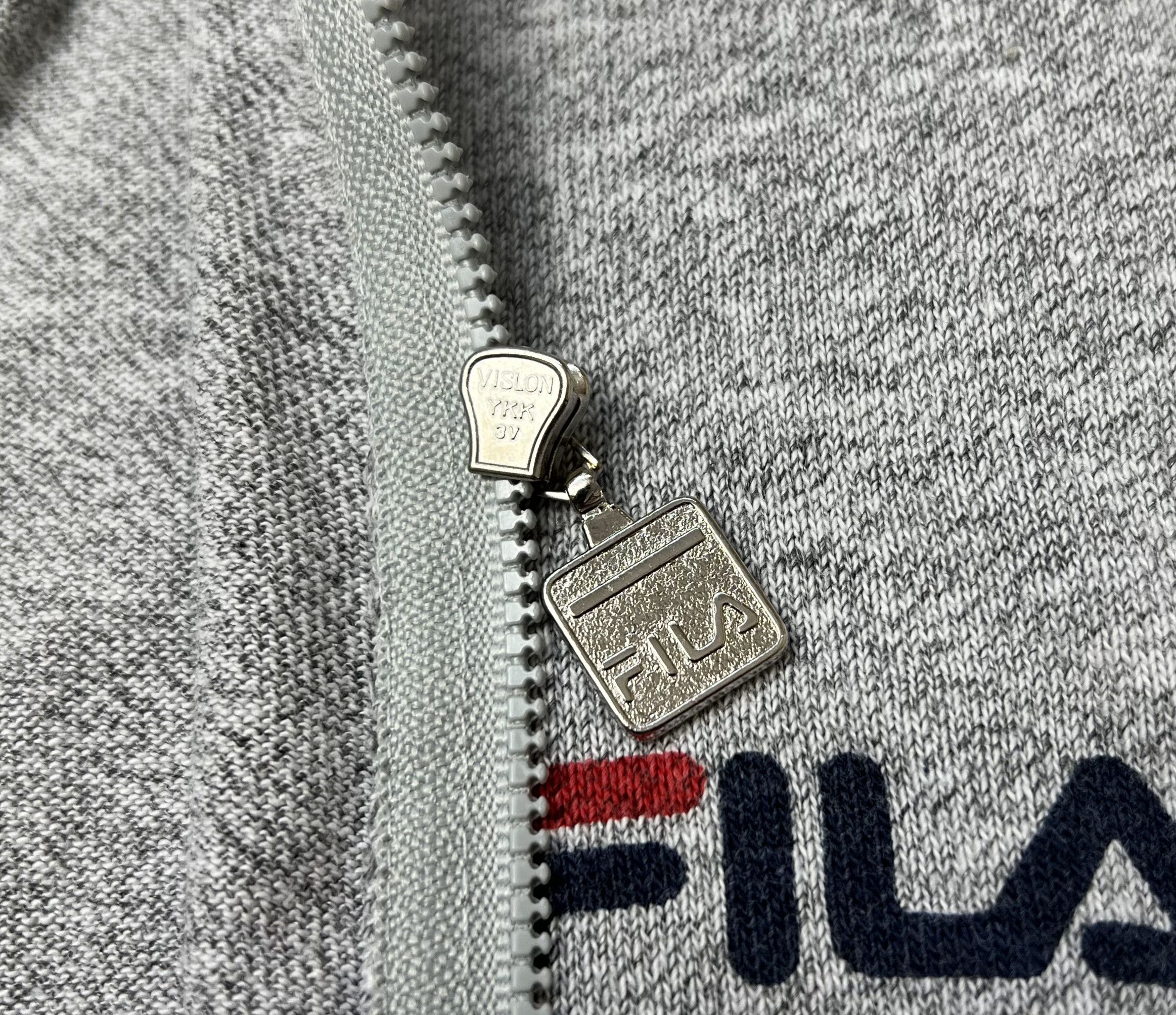 Fila Vintage Fila Full Zip Sweatshirt Gray Size US M / EU 48-50 / 2 - 6 Thumbnail