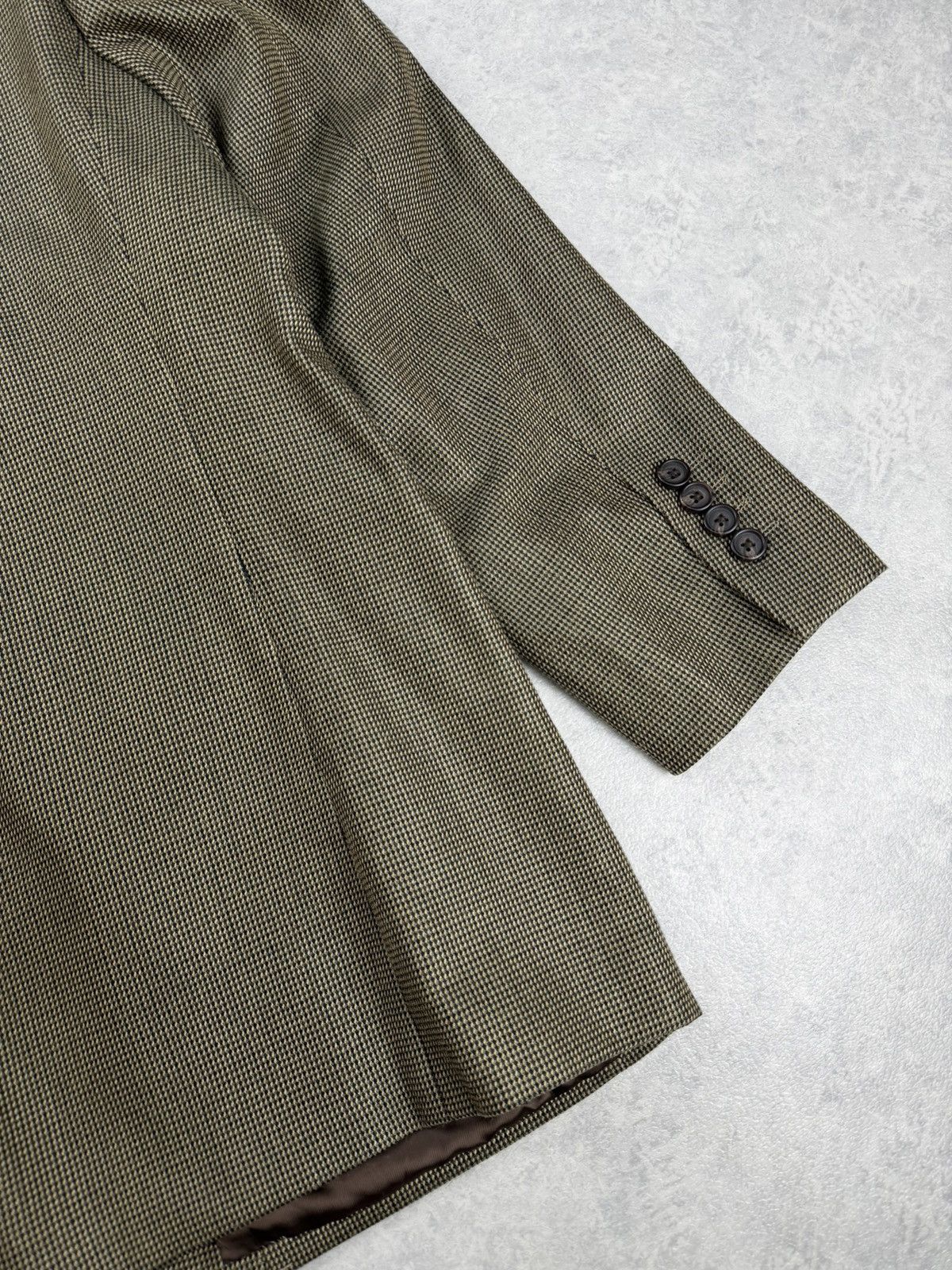 Ralph Lauren Ralph Lauren Silk Wool Houndstooth Blazer US 44S Size 44S - 11 Thumbnail