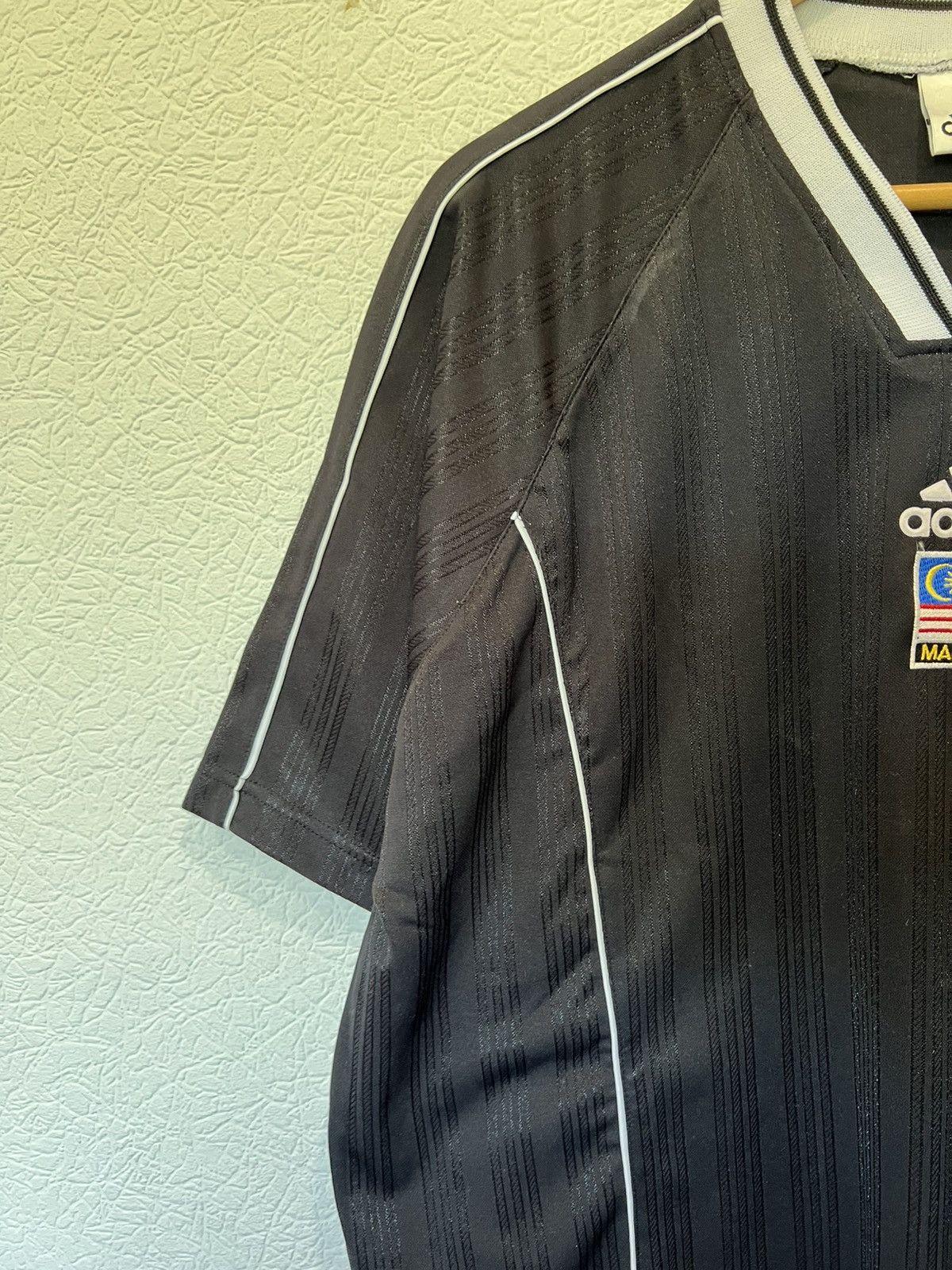 Adidas Vintage 90s Malaysia Adidas Soccer Jersey Football Shirt Size US XL / EU 56 / 4 - 5 Thumbnail