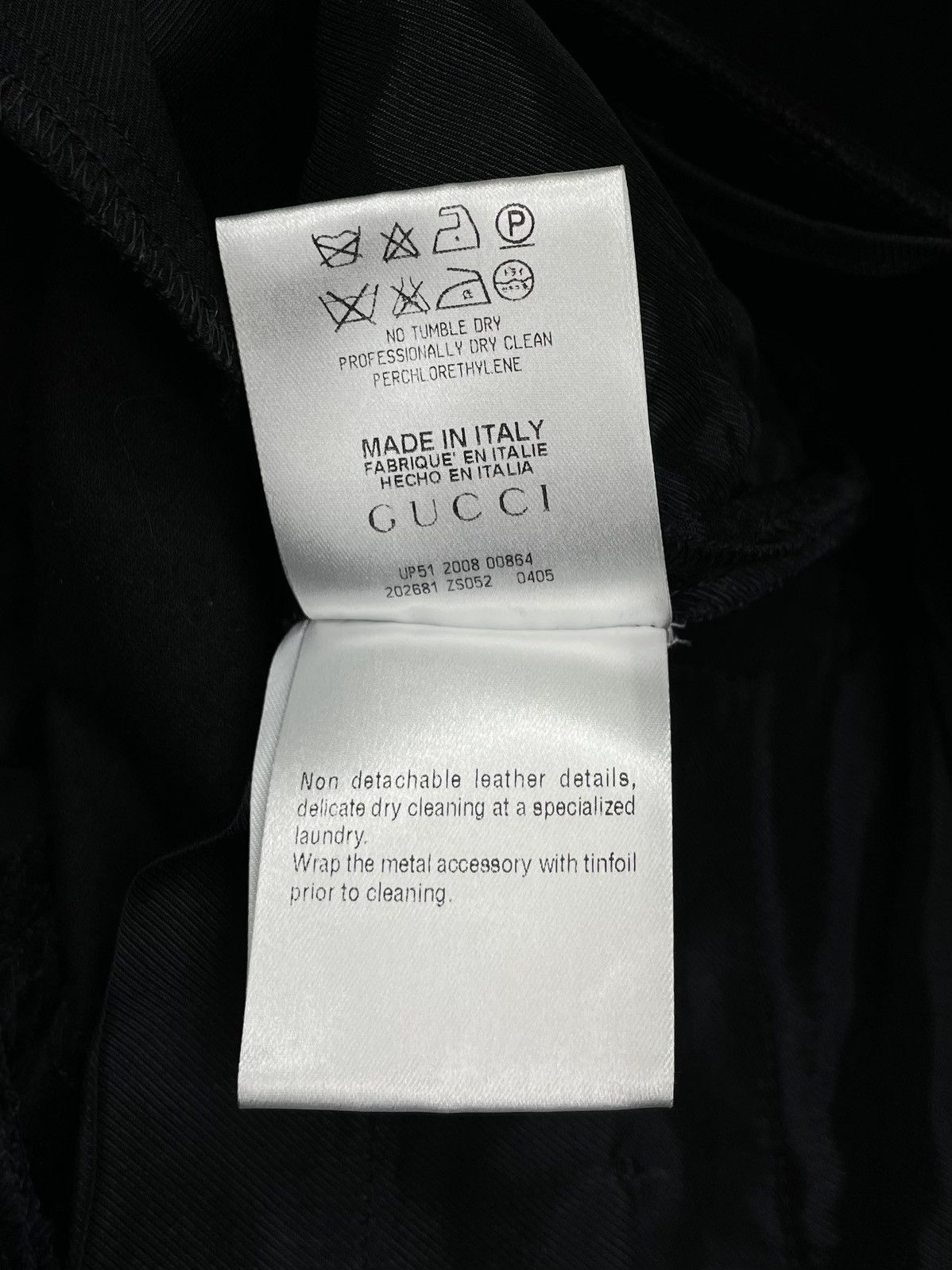 Gucci GUCCI Archive F/W 2008 Velvet Stirrup Pants – Size IT 38 Size 26" / US 2 / IT 38 - 22 Thumbnail