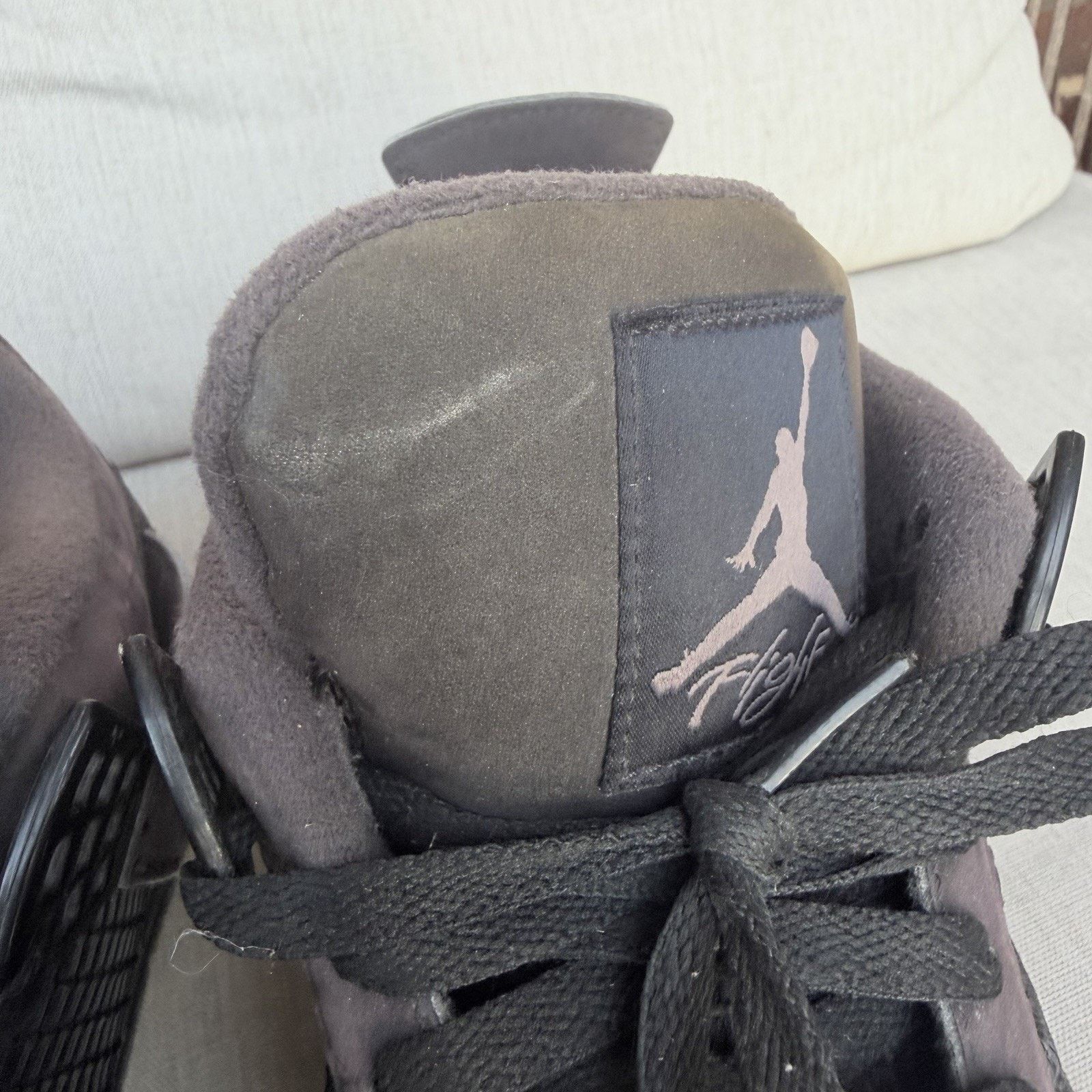 Nike Air Jordan 4 Black Cat Retro 2020 Size 13 CU1110-010 Faded Size US 13 / EU 46 - 5 Thumbnail