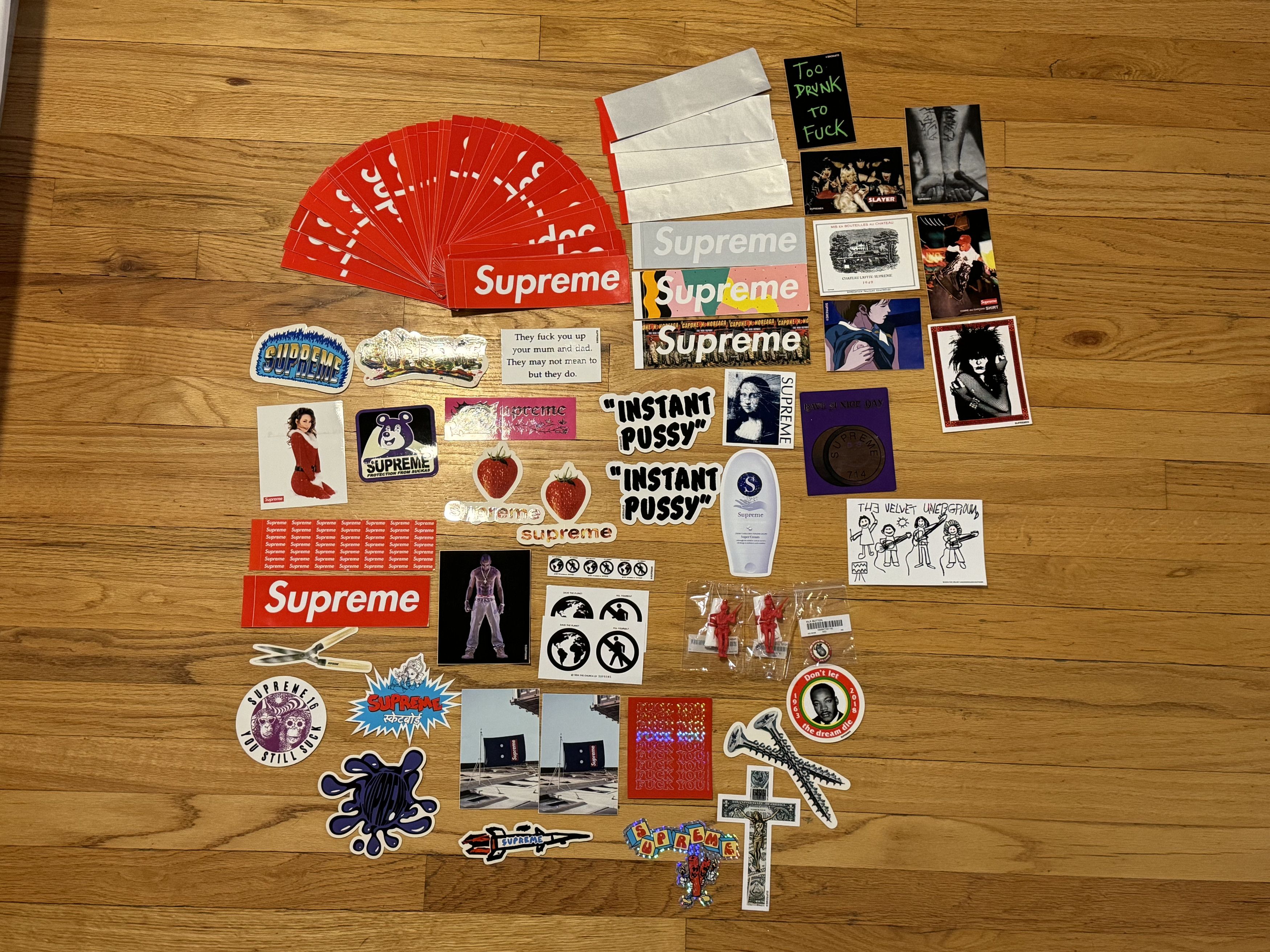 Supreme Vintage Supreme Sticker Collection – 42+ Box Logos + Rares Size ONE SIZE - 2 Thumbnail