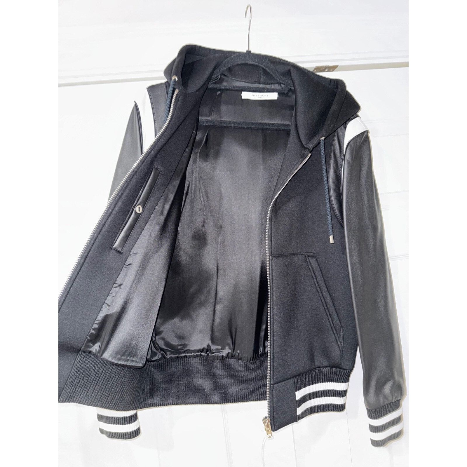 Givenchy Givenchy Neoprene Lambskin Leather Hoodie Teddy Jacket 48 Size US M / EU 48-50 / 2 - 17 Thumbnail