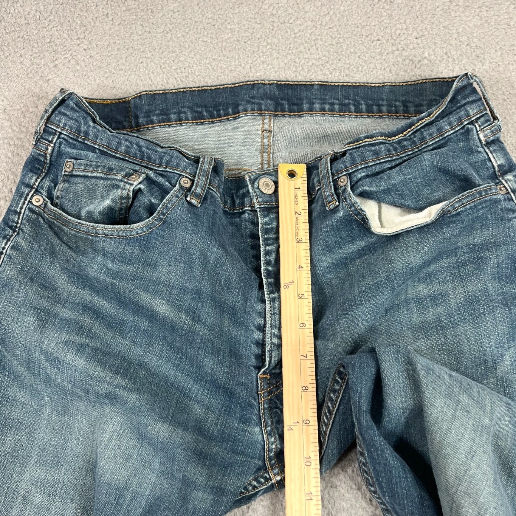 Levi's Levi's 559 Jeans Relaxed Straight 36x30 Blue Medium Denim Mens Size US 36 / EU 52 - 6 Thumbnail