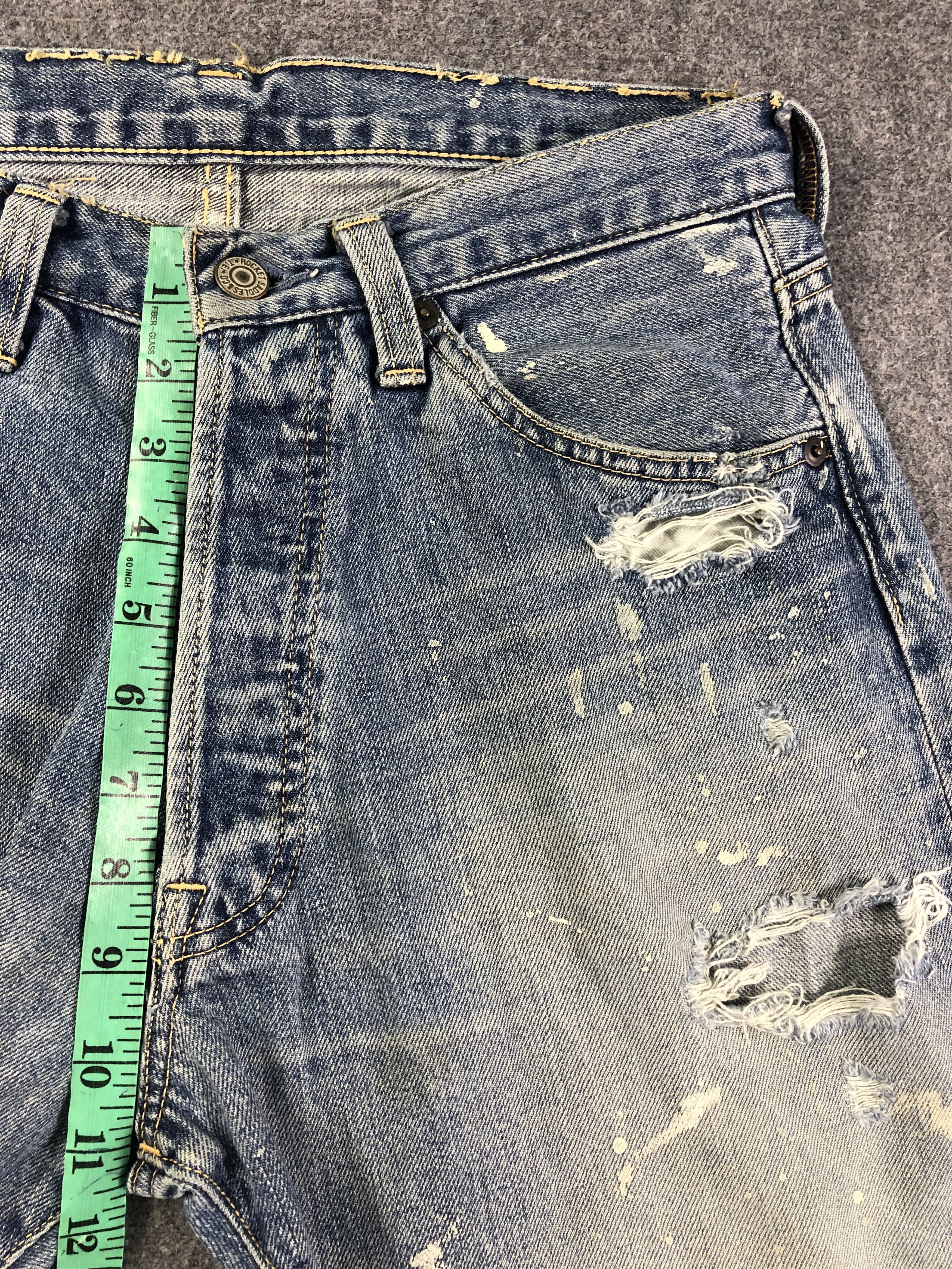 Other Rocket Saddles Selvedge Denim Jeans 30x30 Size US 30 / EU 46 - 7 Thumbnail
