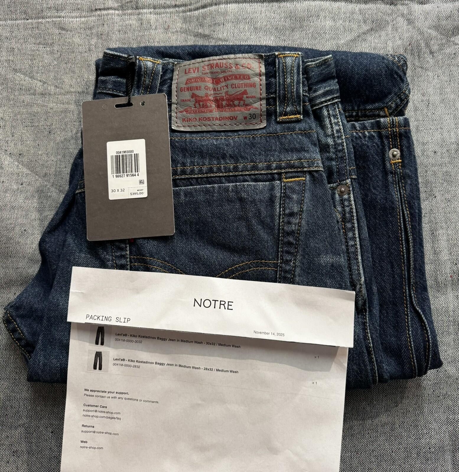 Kiko Kostadinov × Levi's Kiko Kostadinov × Levi's Articulate Jeans Blue - 30 W x 32 L Size US 30 / EU 46 - 1 Thumbnail
