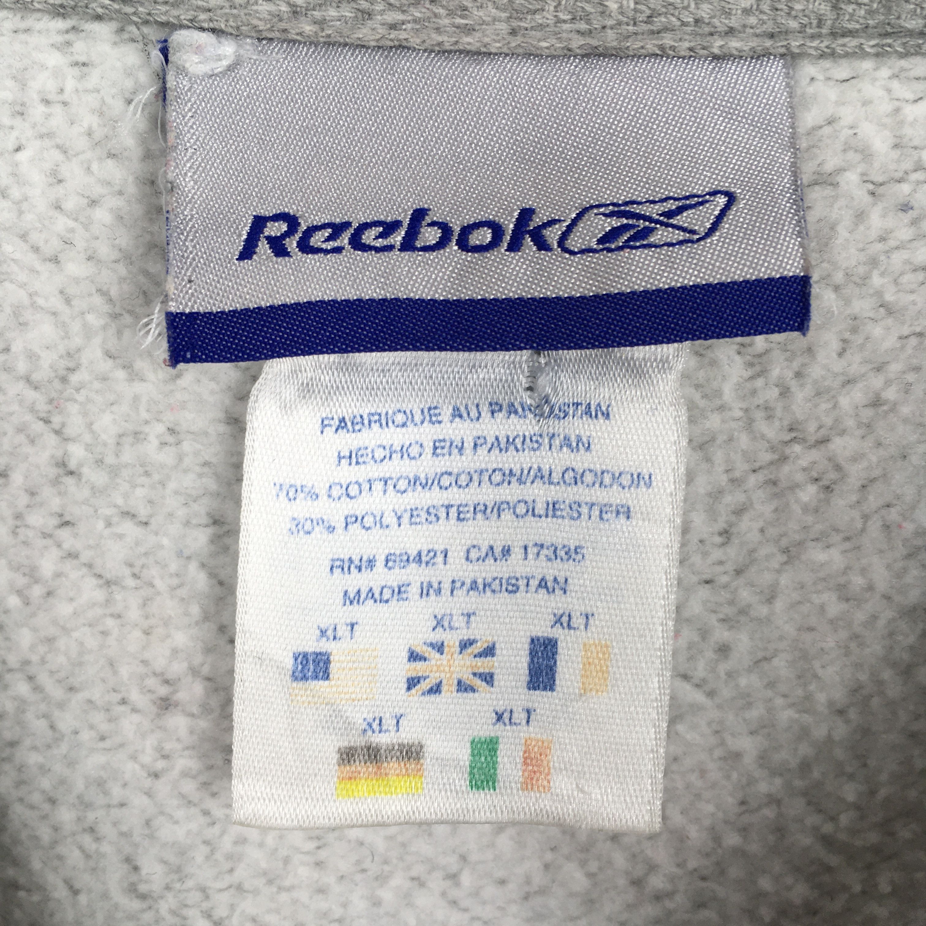 Reebok × Vintage Vintage Reebok England Gray Crewneck XLarge Size US XL / EU 56 / 4 - 5 Thumbnail