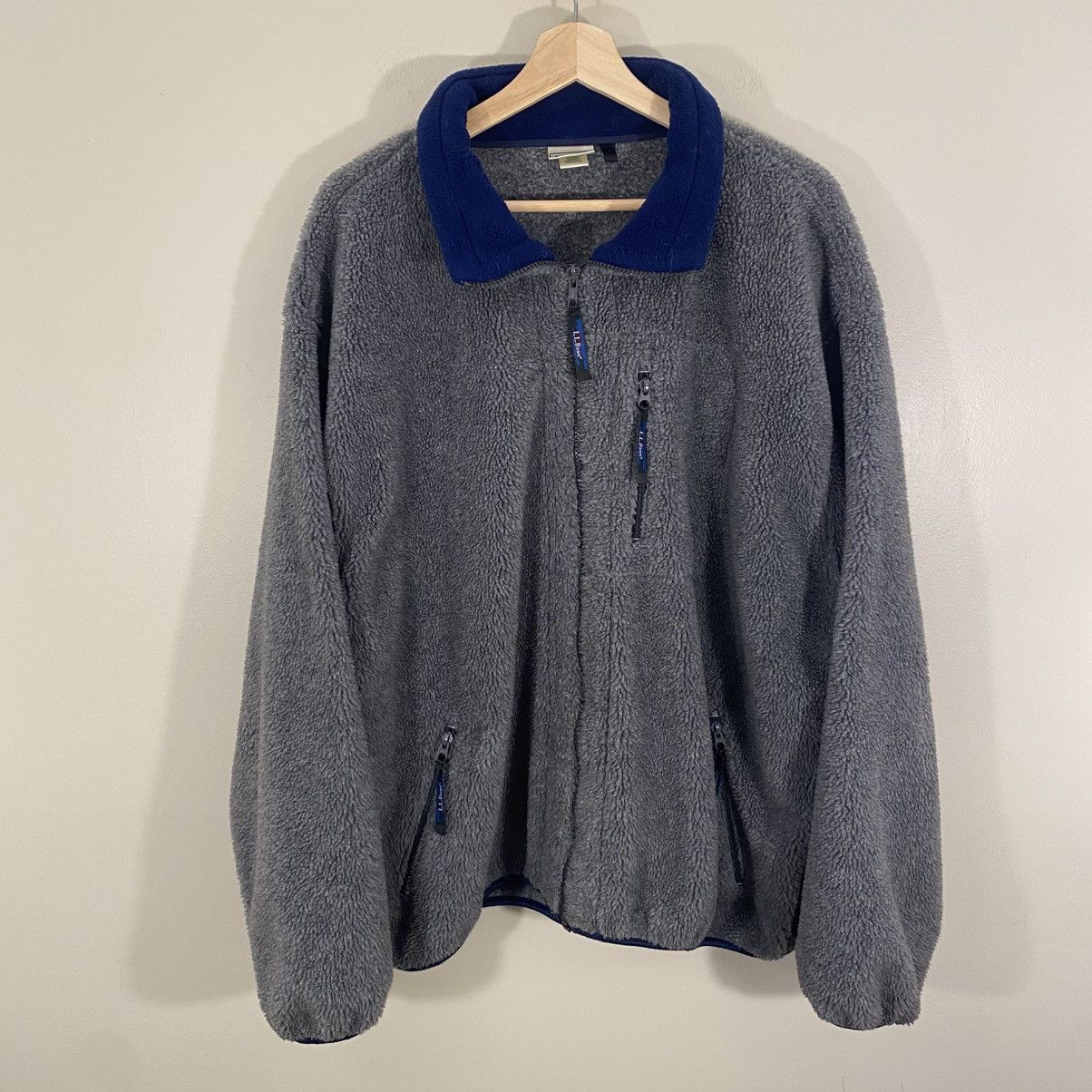 L.L. Bean × Vintage L.L. Bean Vintage Sherpa Full Zip Fleece Jscket Size US XL / EU 56 / 4 - 2 Thumbnail