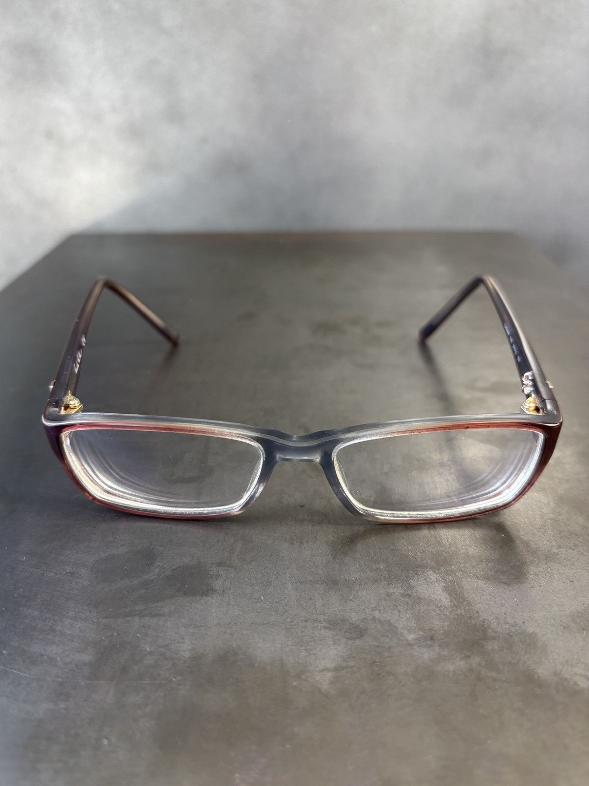 Nicole Miller Nicole Miller Carmine Glasses Frames Cross Stud Chrome Heart Size ONE SIZE - 6 Thumbnail