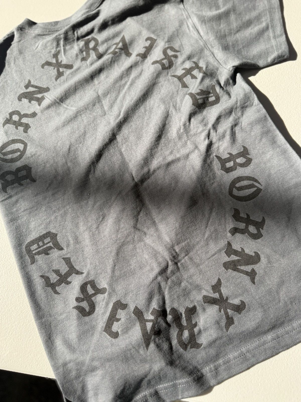 Born X Raised BORN X RAISED BXR DOUBLE ARCH LOGO TEE GREY Size M Size US M / EU 48-50 / 2 - 3 Thumbnail