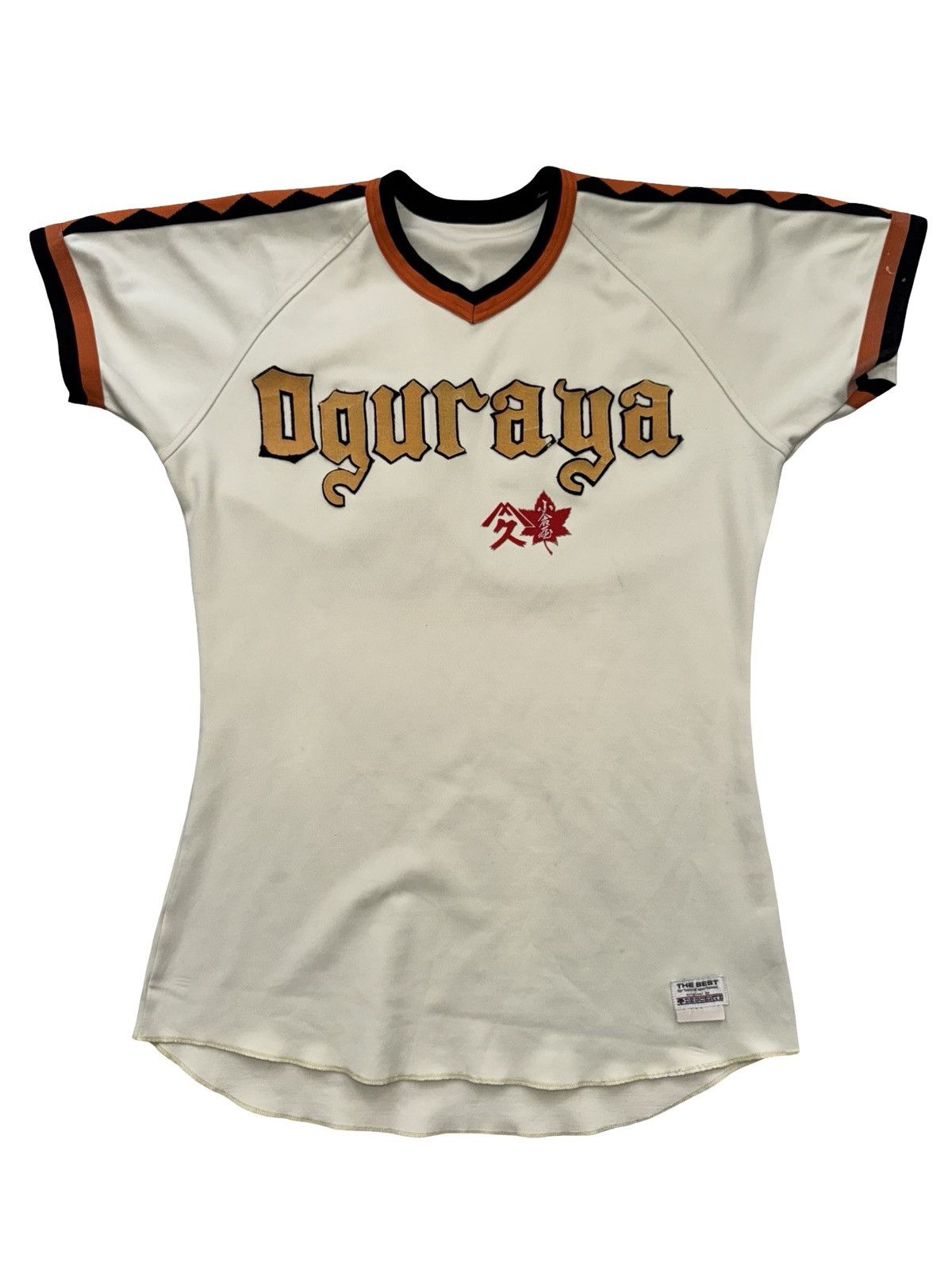 Vintage Vintage Japanese Baseball Jersey – Oguraya #18 – Descente Size US L / EU 52-54 / 3 - 2 Thumbnail