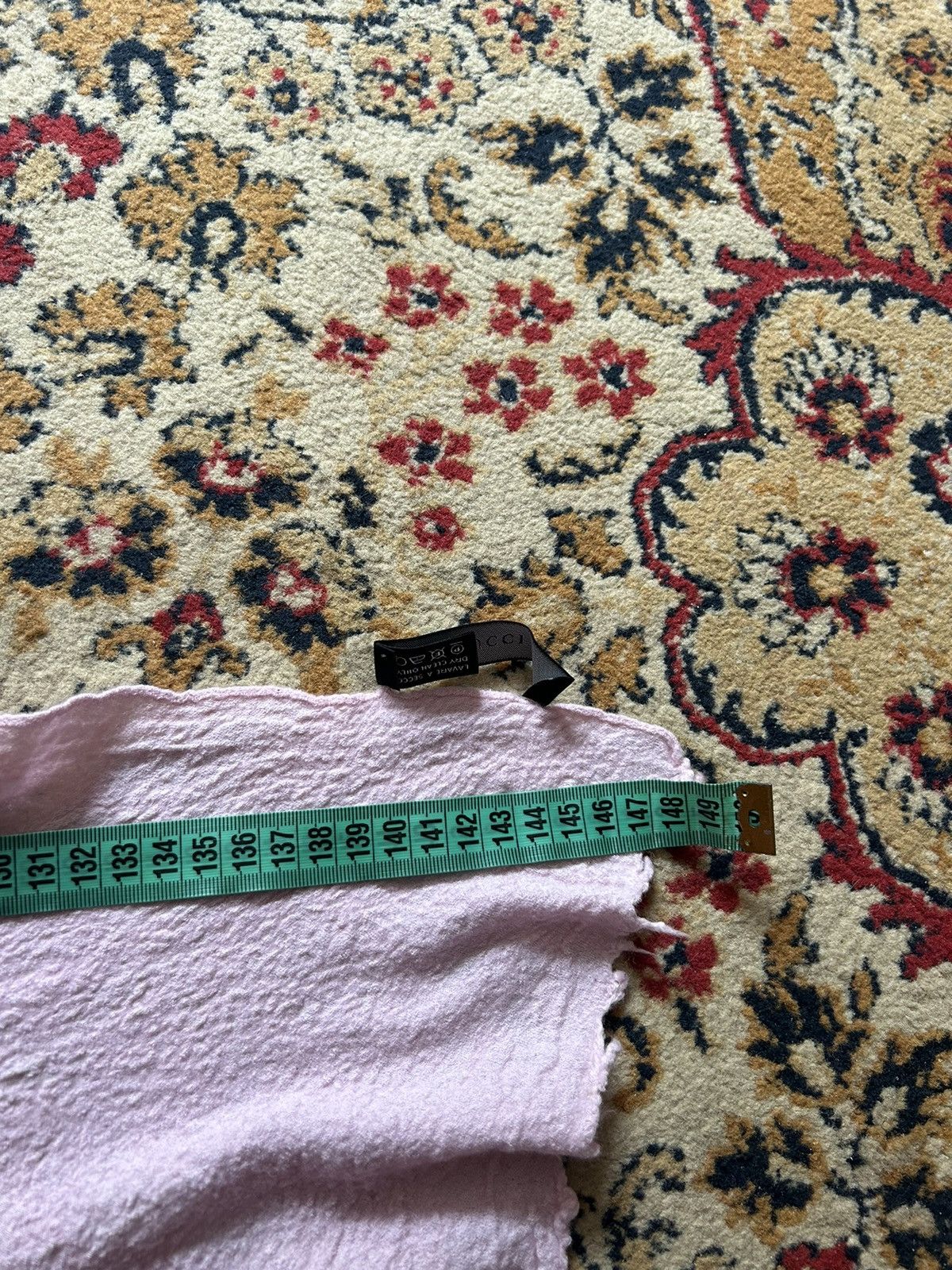 Gucci × Vintage Vintage Gucci scarf very rare pink archive Size ONE SIZE - 13 Thumbnail