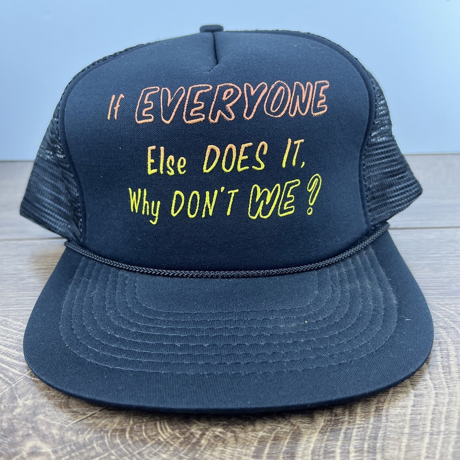Other If Everyone Does It Hat Why Don’t We Snapback Adjustable Adu Size ONE SIZE - 1 Thumbnail
