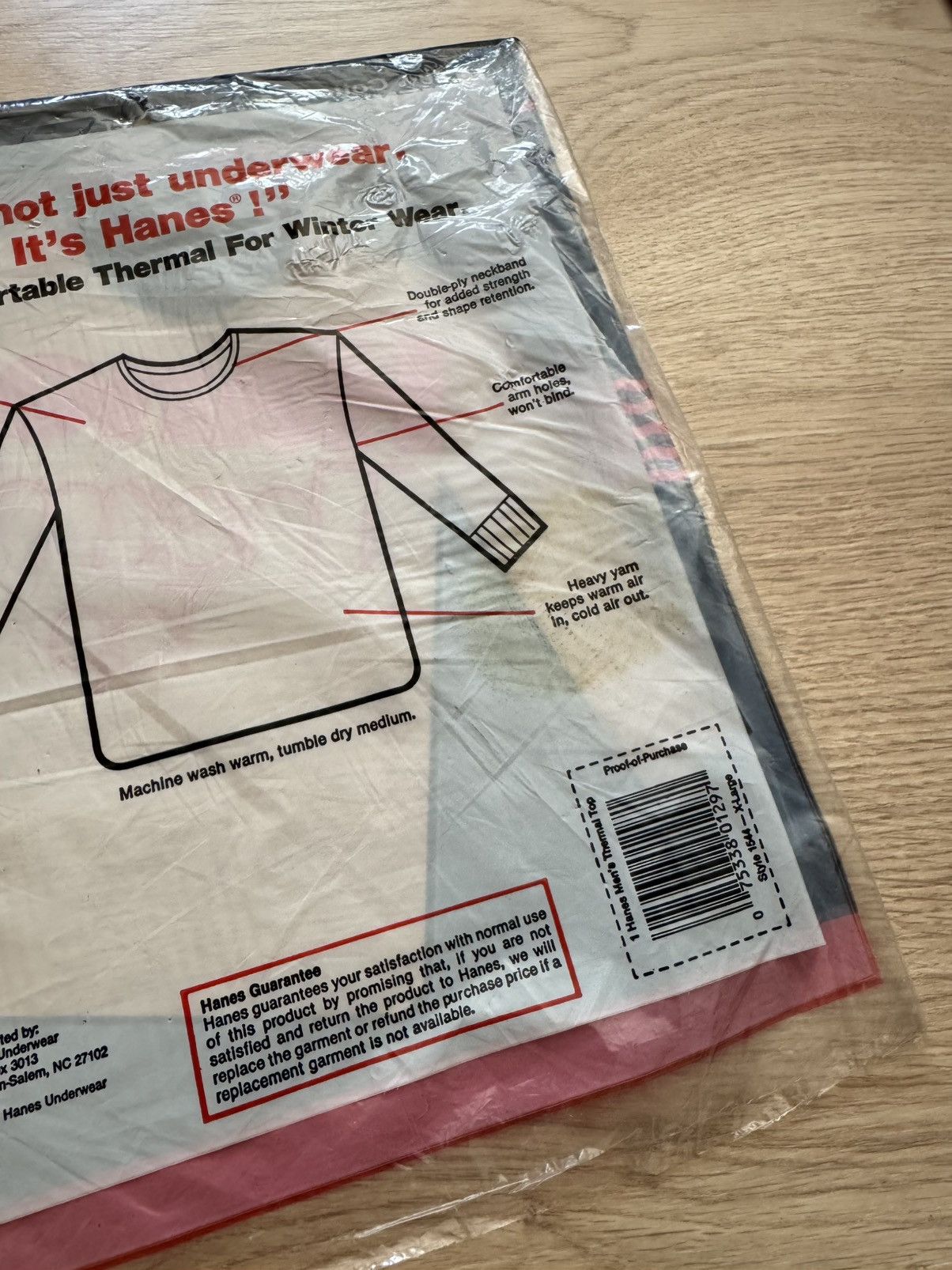 Hanes Vintage 80’s Hanes Long John Thermal 50/50 USA Long Sleeve Size US XL / EU 56 / 4 - 7 Thumbnail