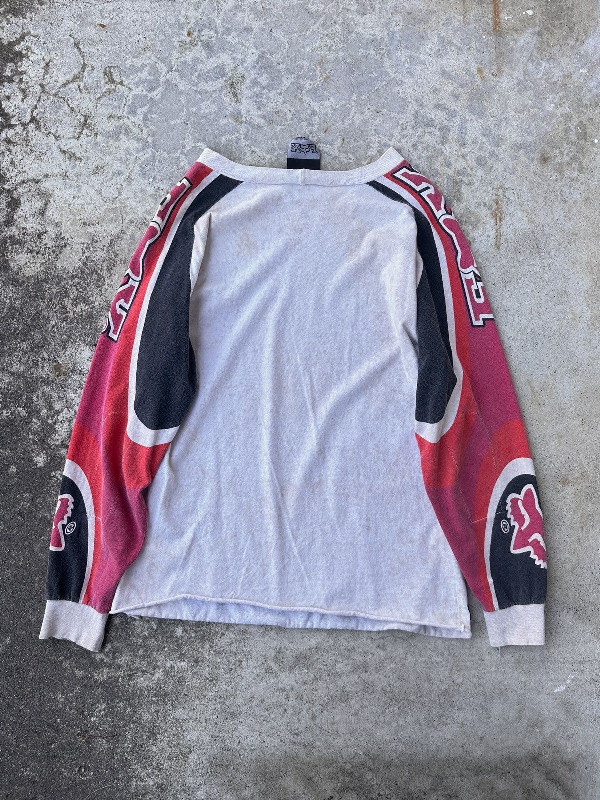 Fox Racing Fox Dirt bike Racing Trashed mud splatter long sleeve tee Size US XL / EU 56 / 4 - 2 Thumbnail