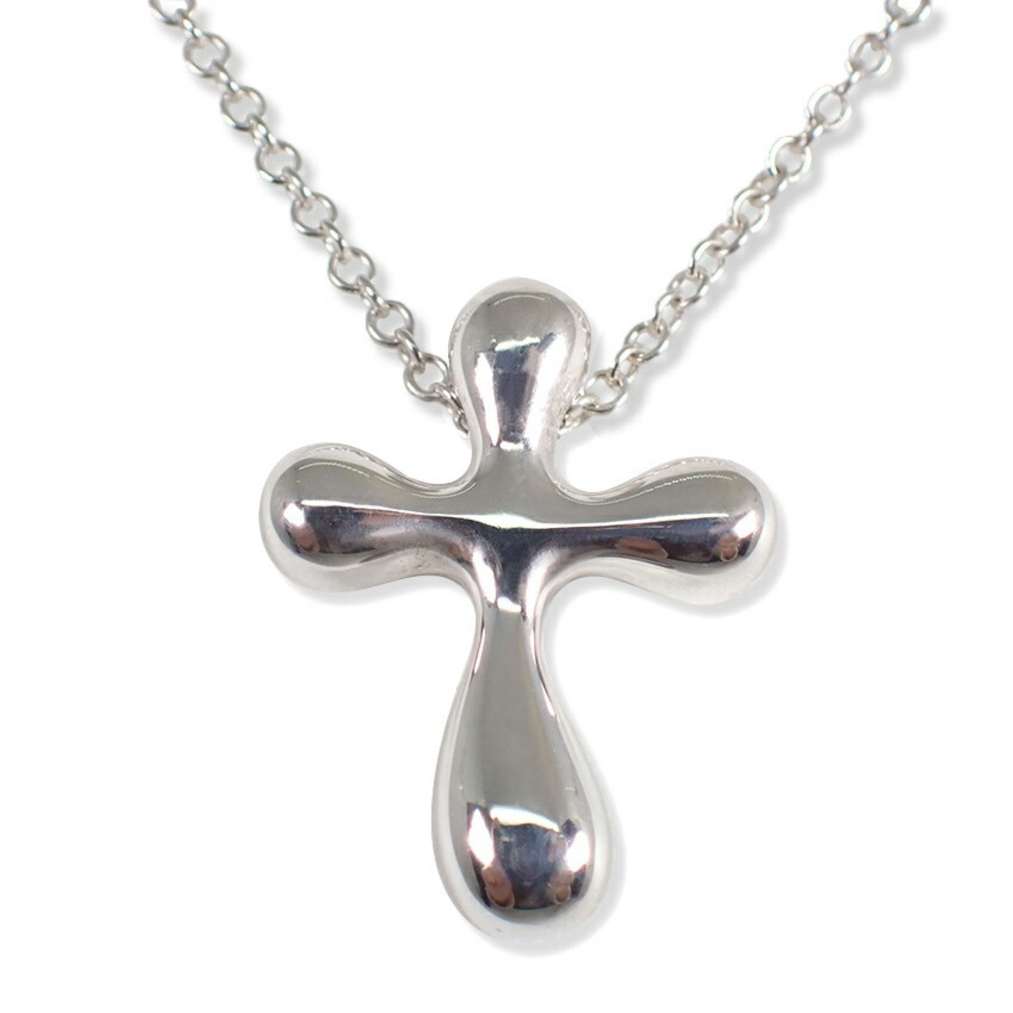 Tiffany & Co. TIFFANY & Co. 925 Small Cross Pendant Necklace Size ONE SIZE - 1 Thumbnail