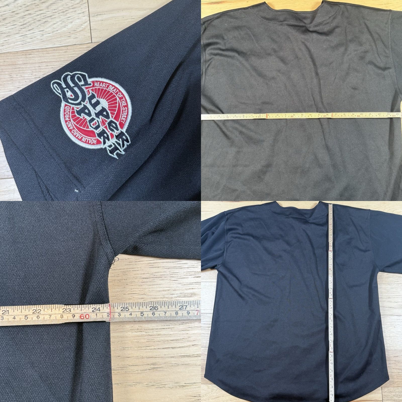 Vintage VINTAGE Baseball Jersey Mens XL Black New York 90s Button Jersey 90s Mens Size US XL / EU 56 / 4 - 8 Thumbnail