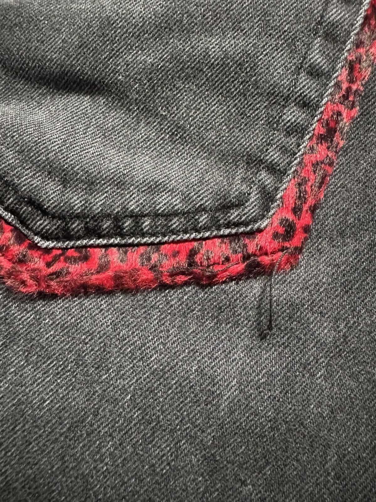 Supreme Leopard Faux Fur Loose Fit Jean Size US 32 / EU 48 - 2 Thumbnail