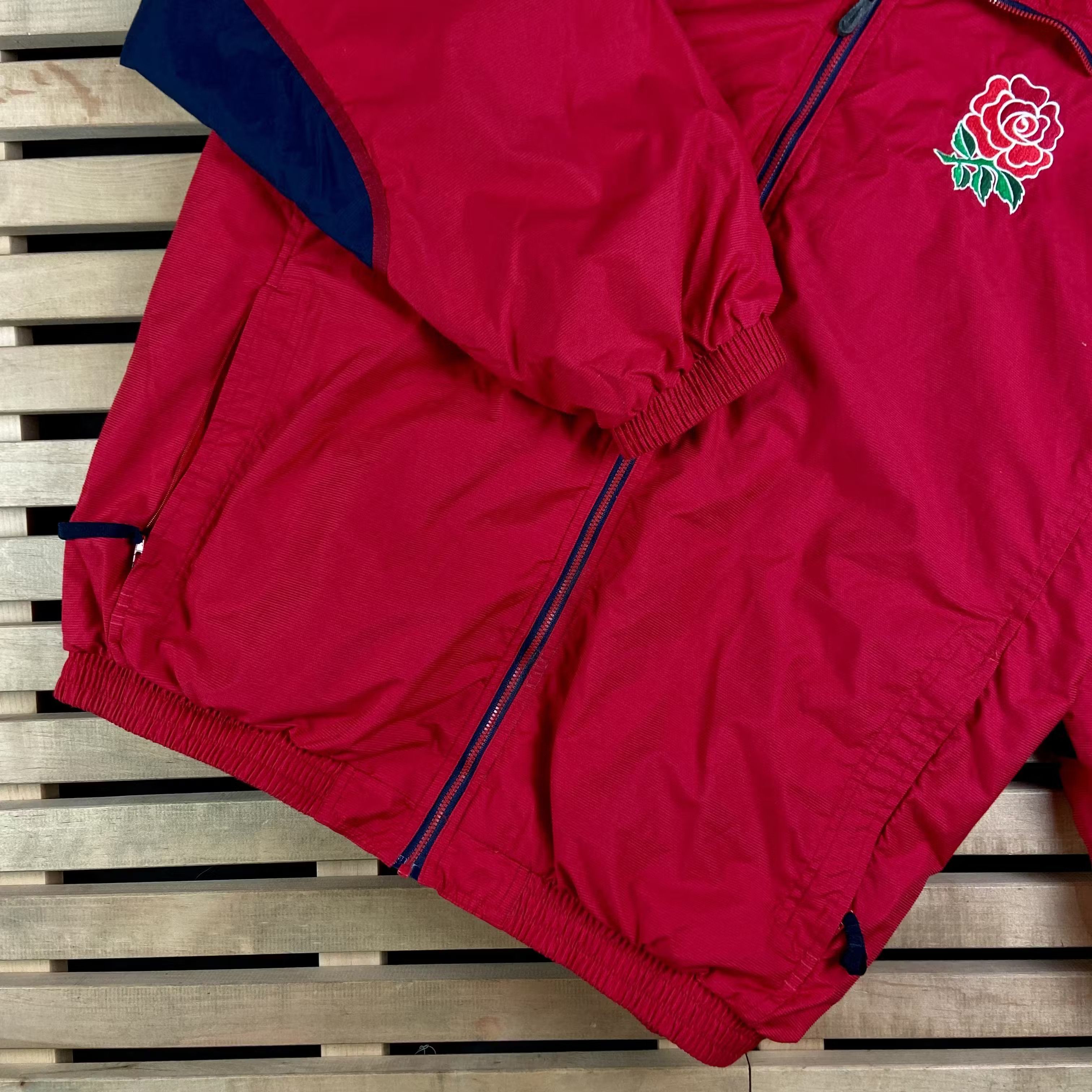 Nike × Vintage Mens Bomber Jacket Nike Team England Vintage Size XL Size US XL / EU 56 / 4 - 3 Thumbnail