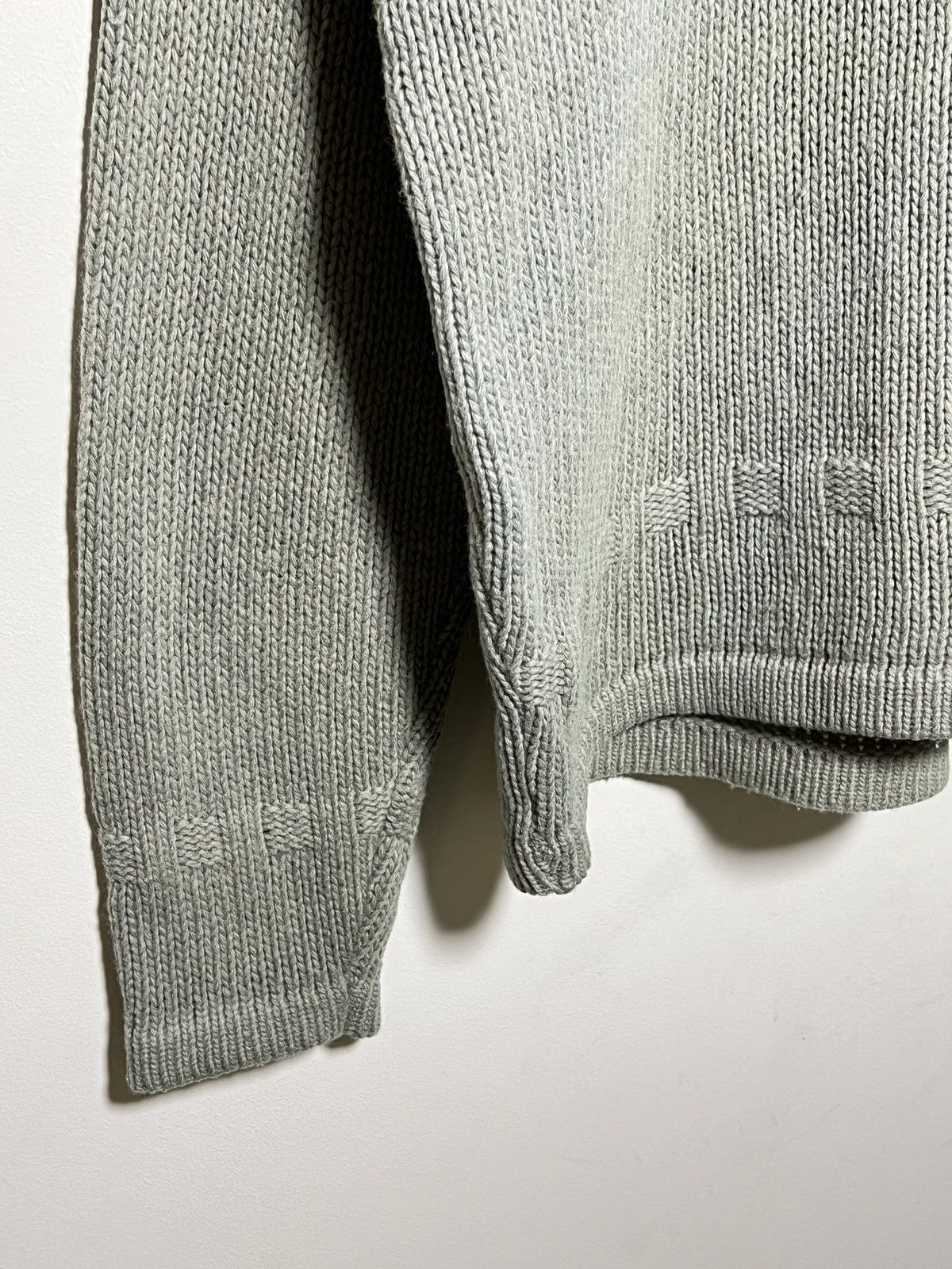 Stone Island stone island 80s knit v-neck vintage archive sweater Size US M / EU 48-50 / 2 - 9 Thumbnail