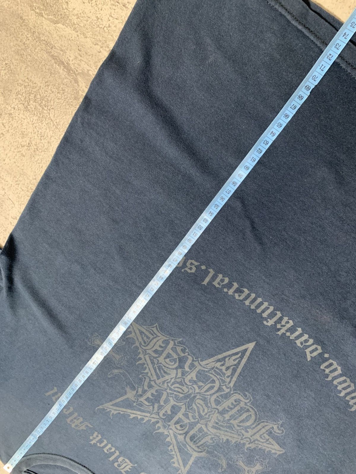 Band Tees 2000 Dark Funeral hail metal hail Satan Black Metal Band Tee Size US L / EU 52-54 / 3 - 7 Thumbnail