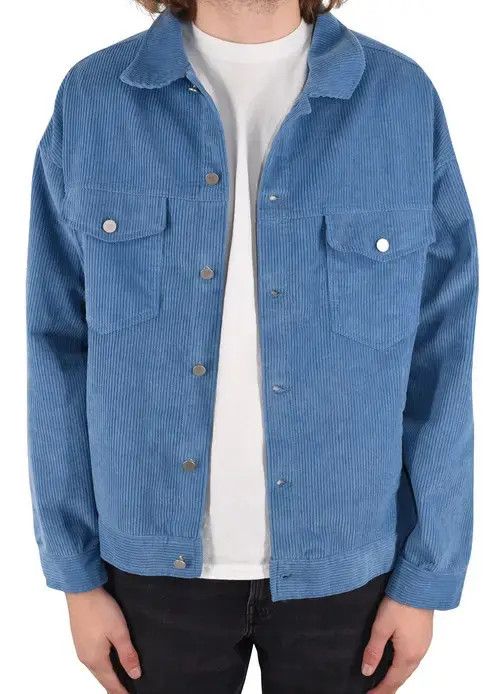 Corduroy Jacket Ocean Blue