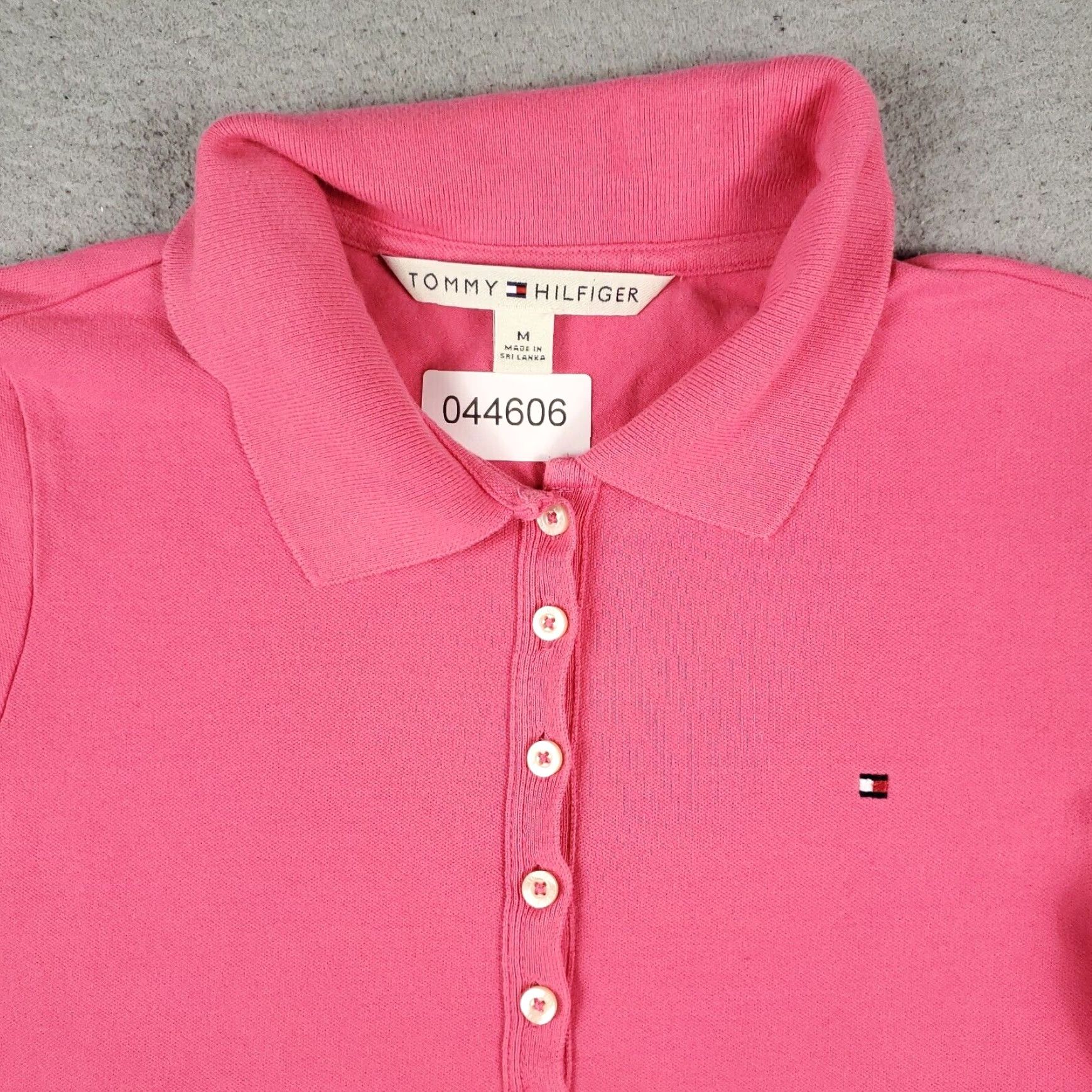 Tommy Hilfiger Tommy Hilfiger Polo Shirt Women's Medium Pink Short Sleeve Collared Size M / US 6-8 / IT 42-44 - 2 Thumbnail