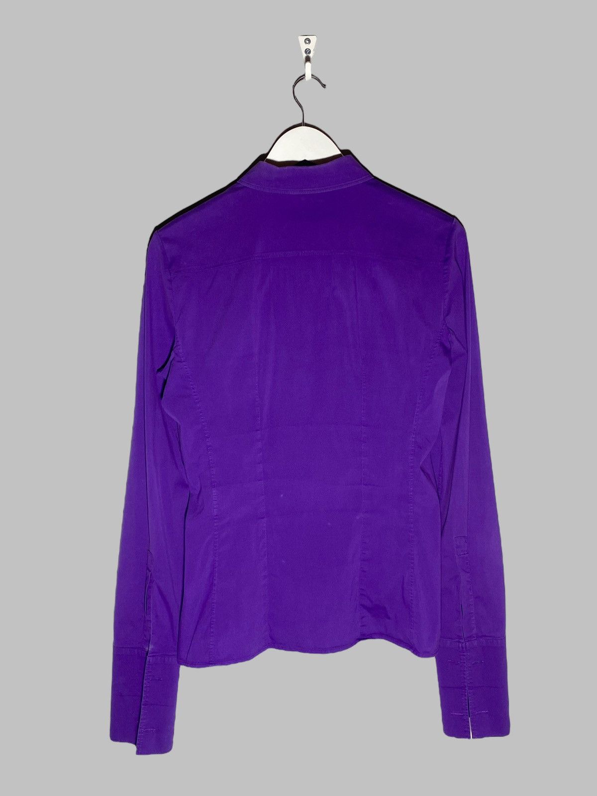 Gucci × Vintage Vintage Gucci Women’s purple Button Up Shirt Size 46 Size L / US 10 / IT 46 - 2 Thumbnail
