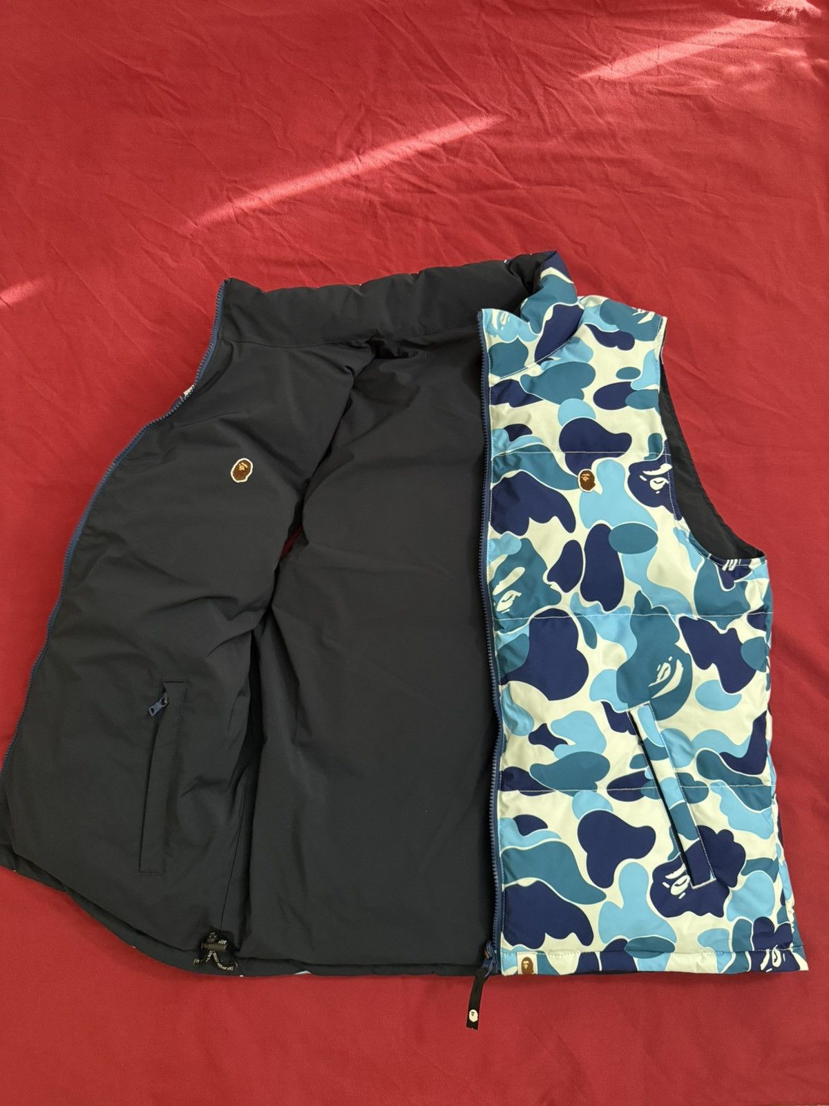 Bape Bape ABC blue camo reversible Vest Size US M / EU 48-50 / 2 - 5 Thumbnail