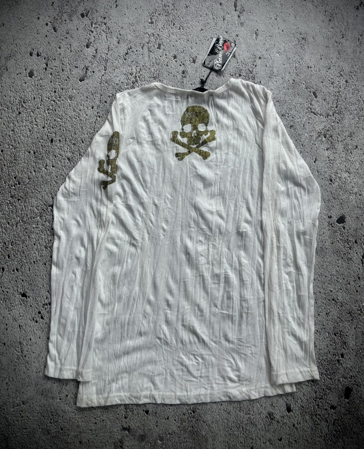 Hysteric Glamour Y2k plein beawte skull punk style longsleeve Size US M / EU 48-50 / 2 - 2 Thumbnail