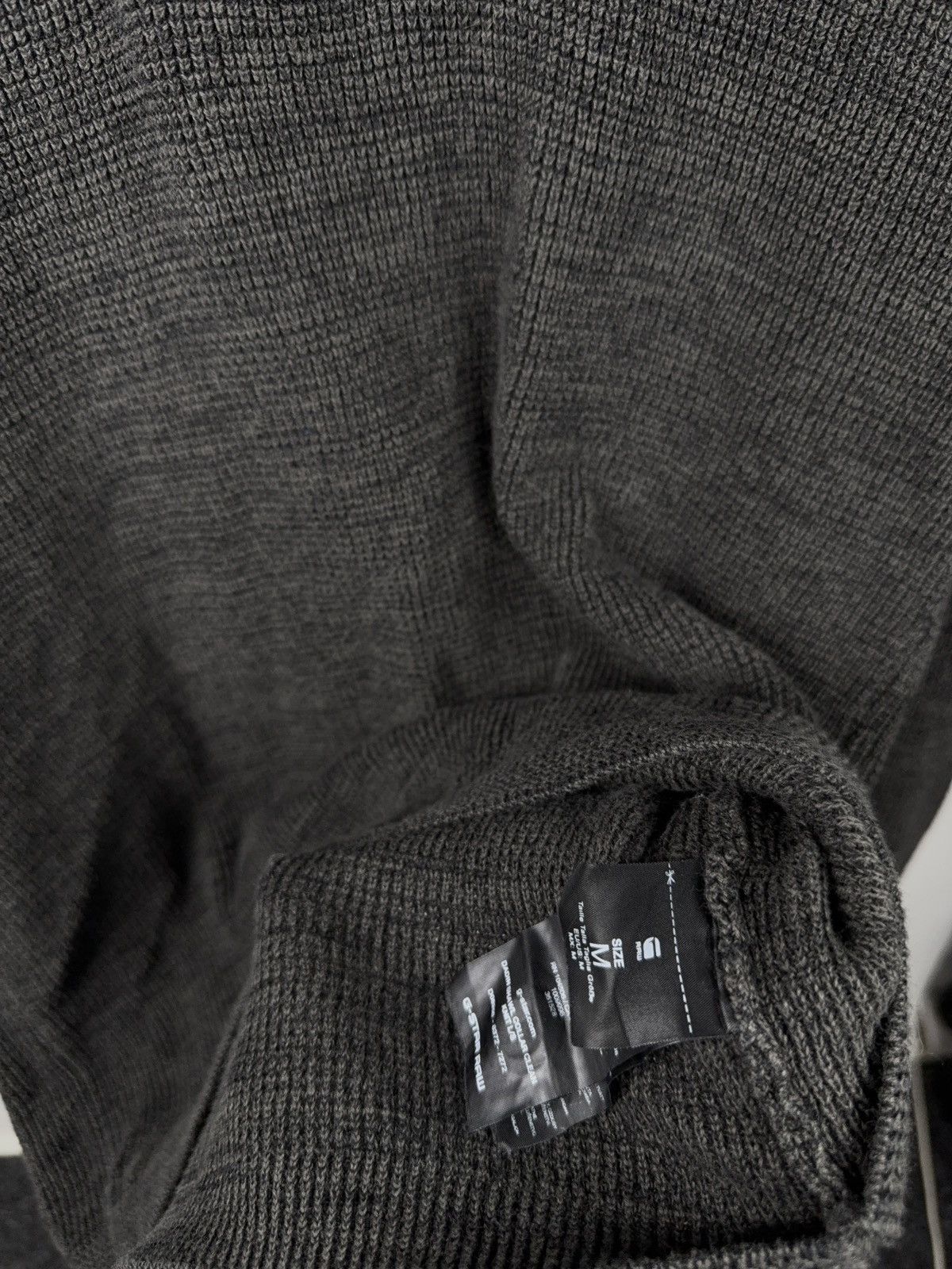 G-Star 00s Y2K G-Star RAW Heavy Knit Shawl Collar Sweater Men’s M Size US M / EU 48-50 / 2 - 9 Thumbnail