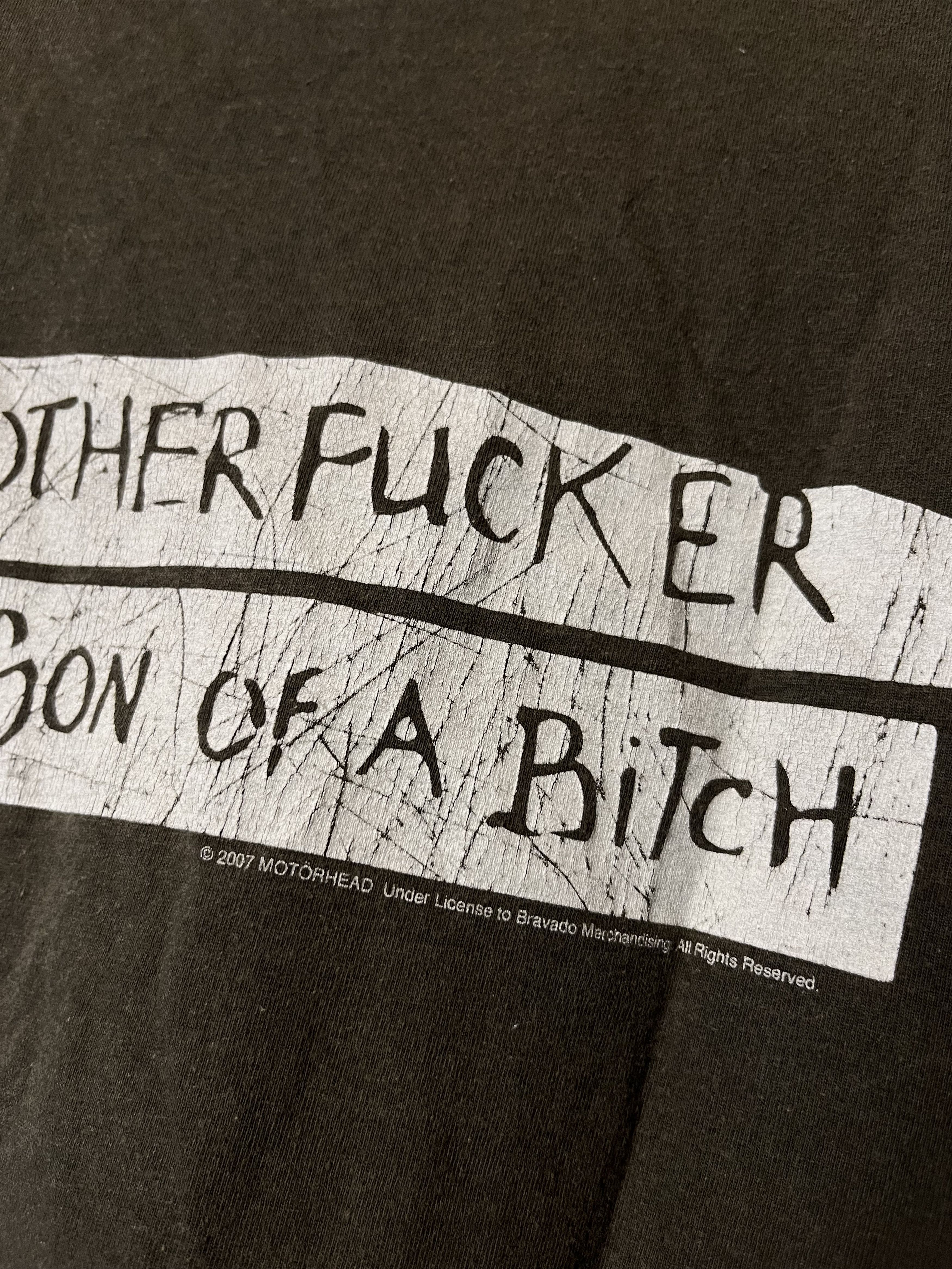 Band Tees × Vintage Vintage Motörhead Motherfucker Sons of a Bitch Tee Size US L / EU 52-54 / 3 - 6 Thumbnail