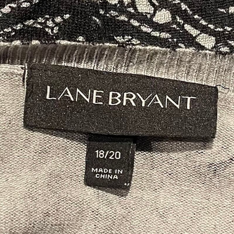 Other Lane Bryant Cardigan Paisley Gray Romantic Whimsigoth 18/20 Size XXL / US 16-18 / IT 52-54 - 4 Thumbnail