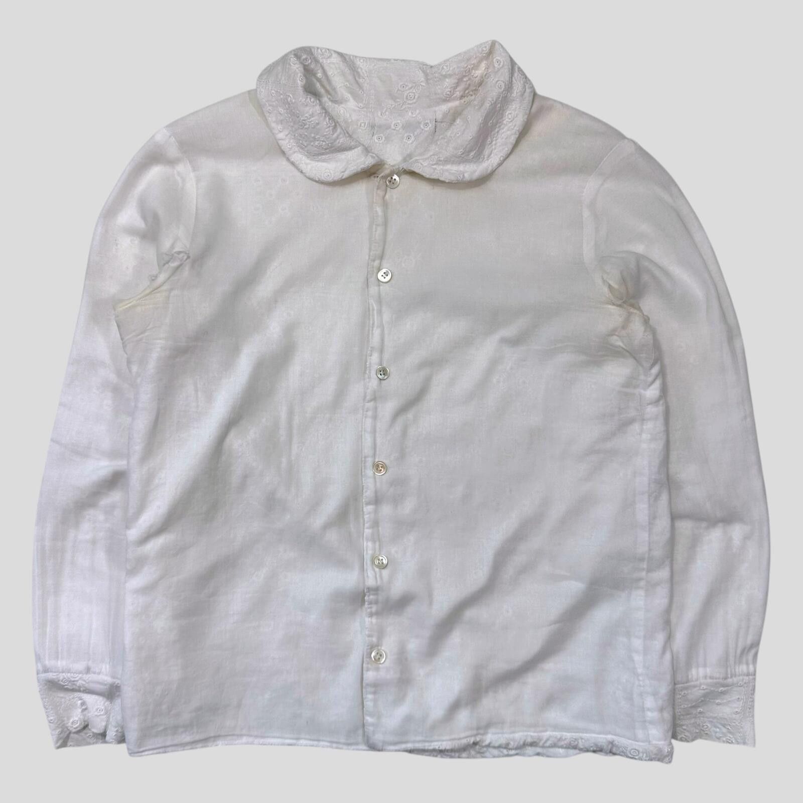 Comme des Garcons Comme Des Garçons Tricot Reversible Broderie Floral Shirt S Size S / US 4 / IT 40 - 3 Thumbnail
