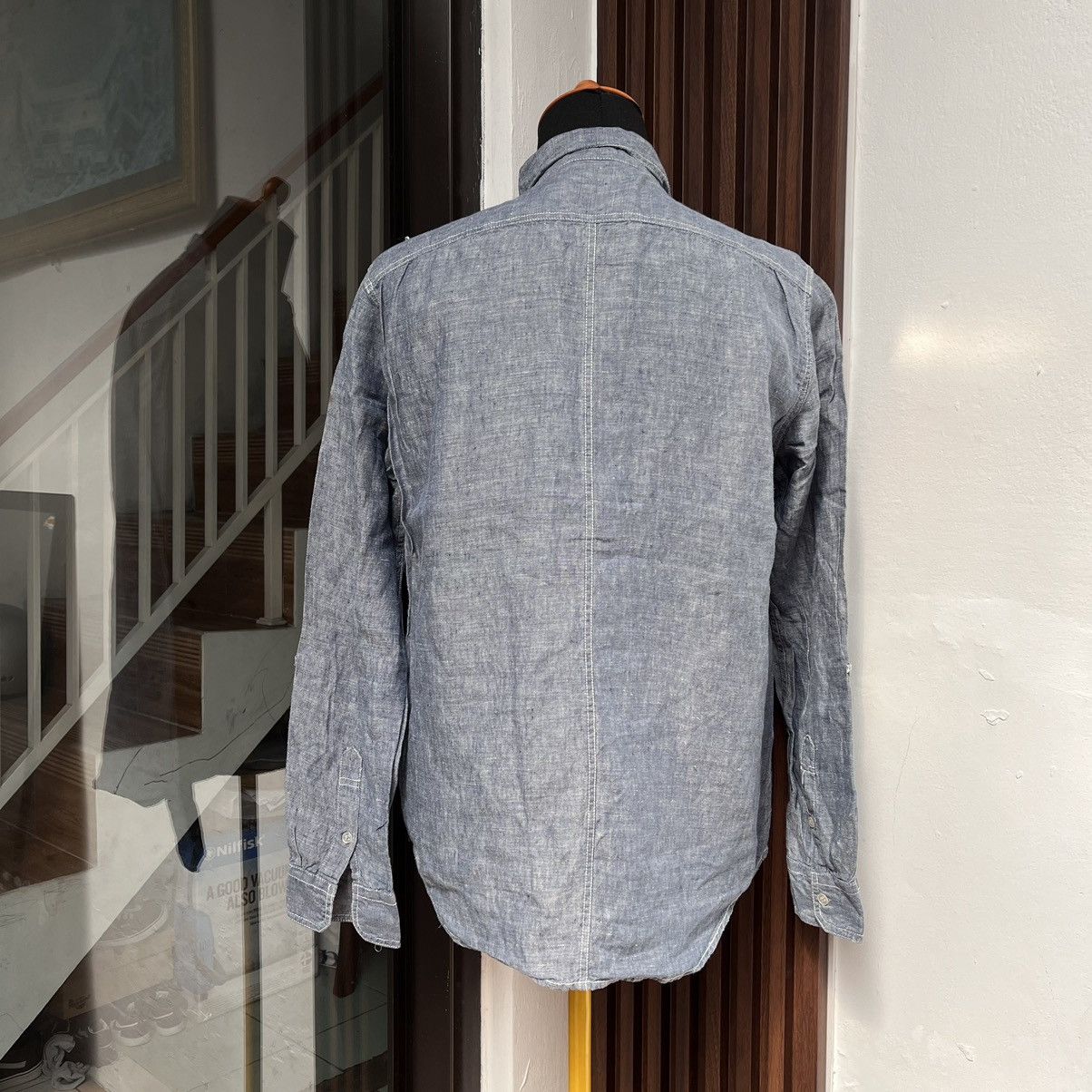 Japanese Brand Chambray J.N.R.D SUPERIOR GARMENT Japan Work Wear Size US M / EU 48-50 / 2 - 2 Thumbnail