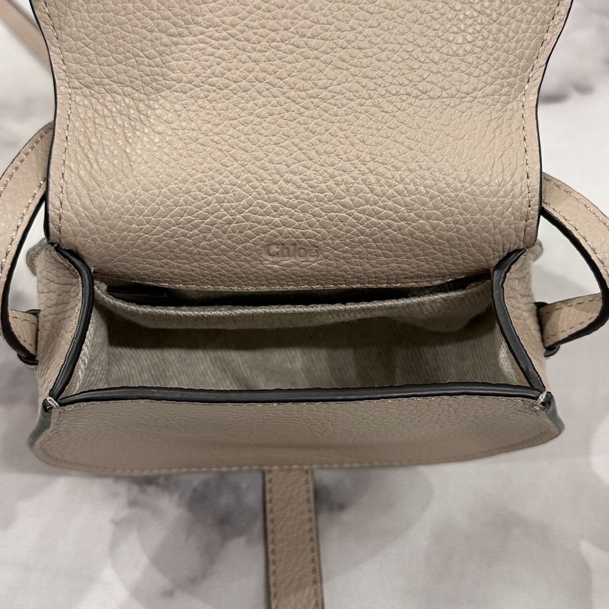Chloe NEW CHLOE BEIGE MARICE NANO BAG Size ONE SIZE - 6 Thumbnail