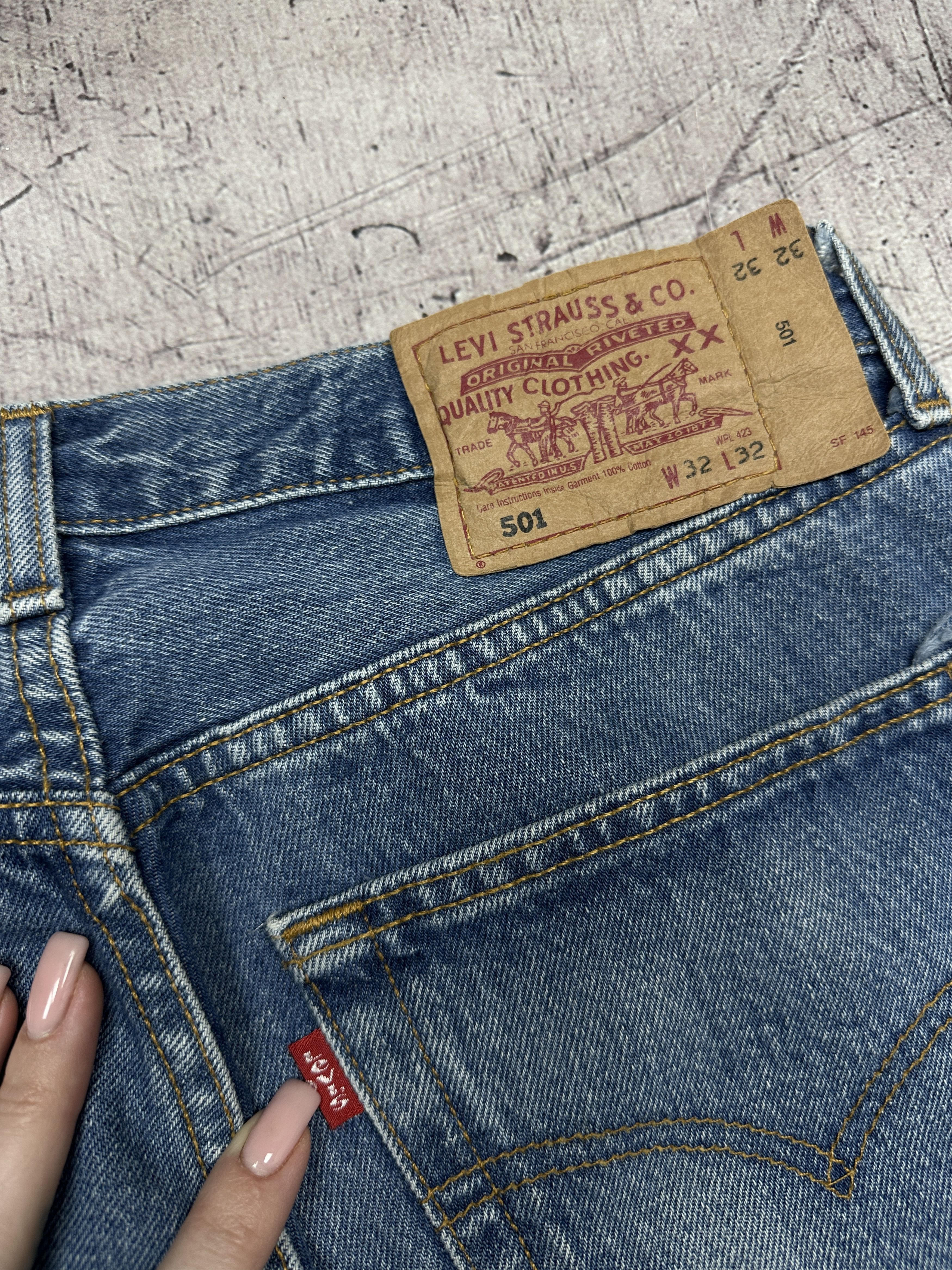 Levi's Levi's 501 Vintage Mens Denim Pants Jeans Size 32 x 32 Size US 32 / EU 48 - 3 Thumbnail
